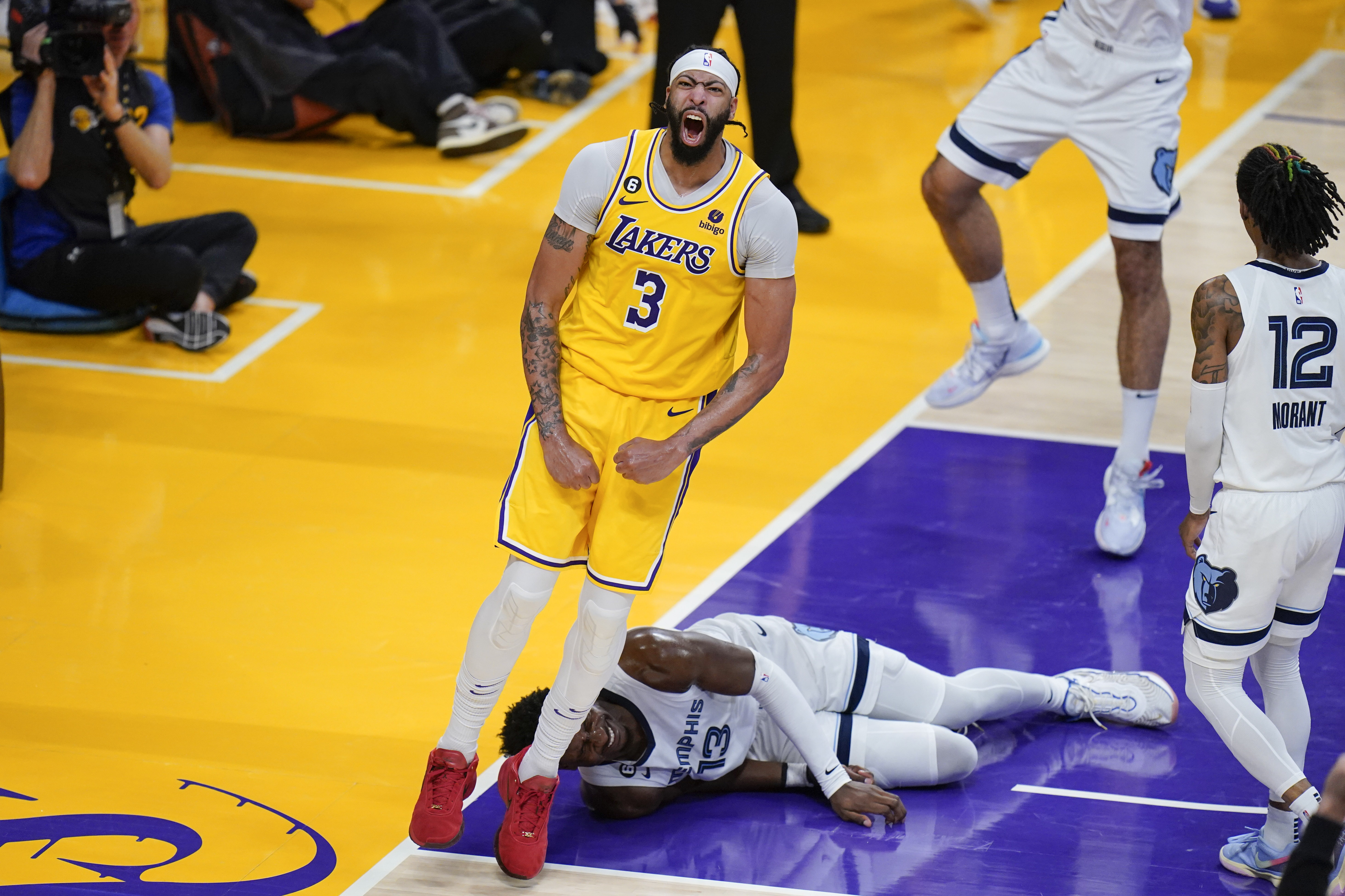 Grizzlies Lakers Basketball