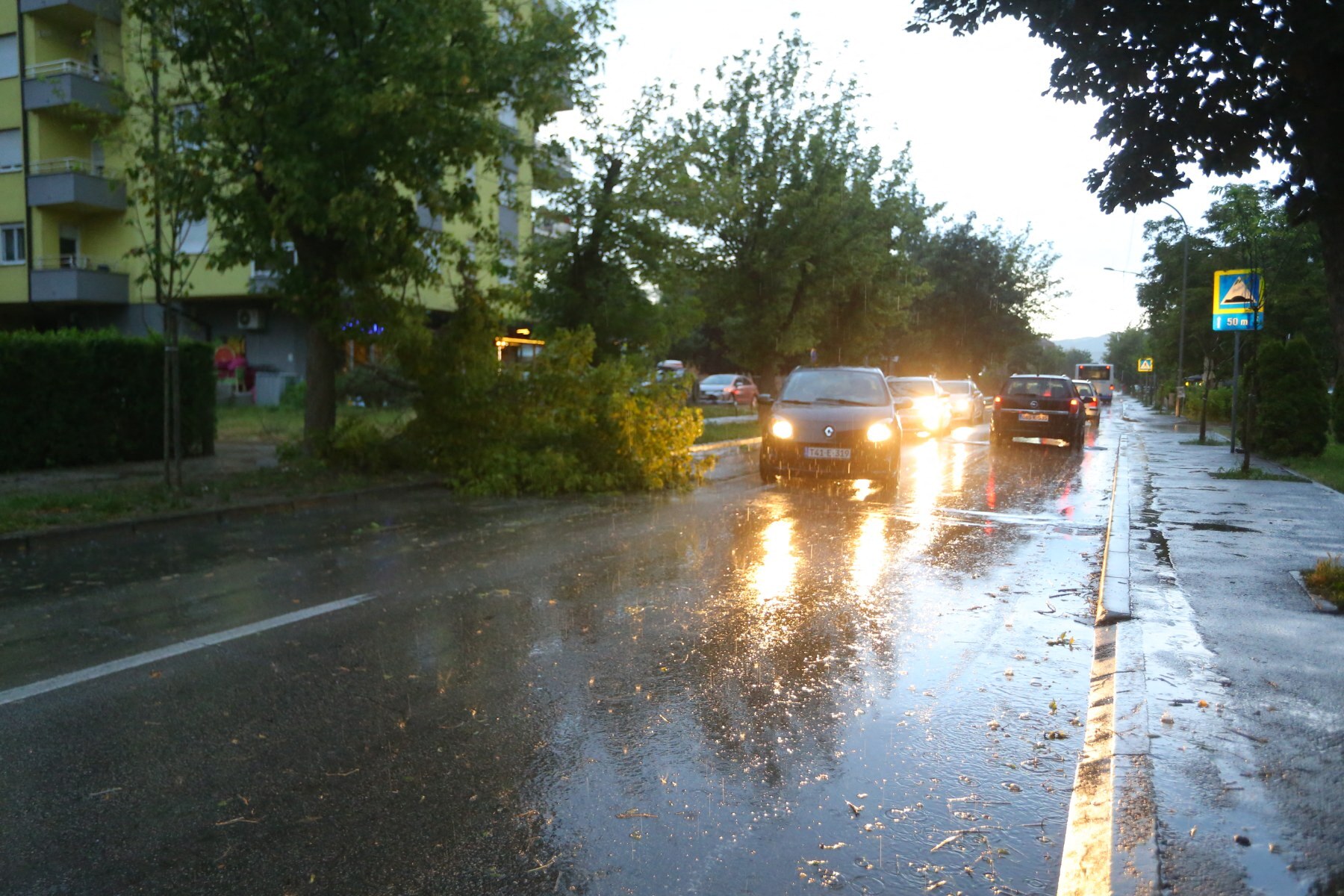 Rain and storm hits Bosnia and Herzegovina