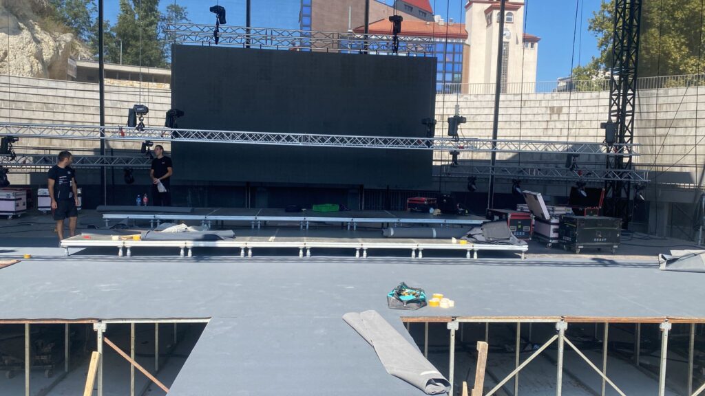 Jašar Ahmedovski - koncert bina, stadion Tašmajdan Foto: Ivana Stevanović