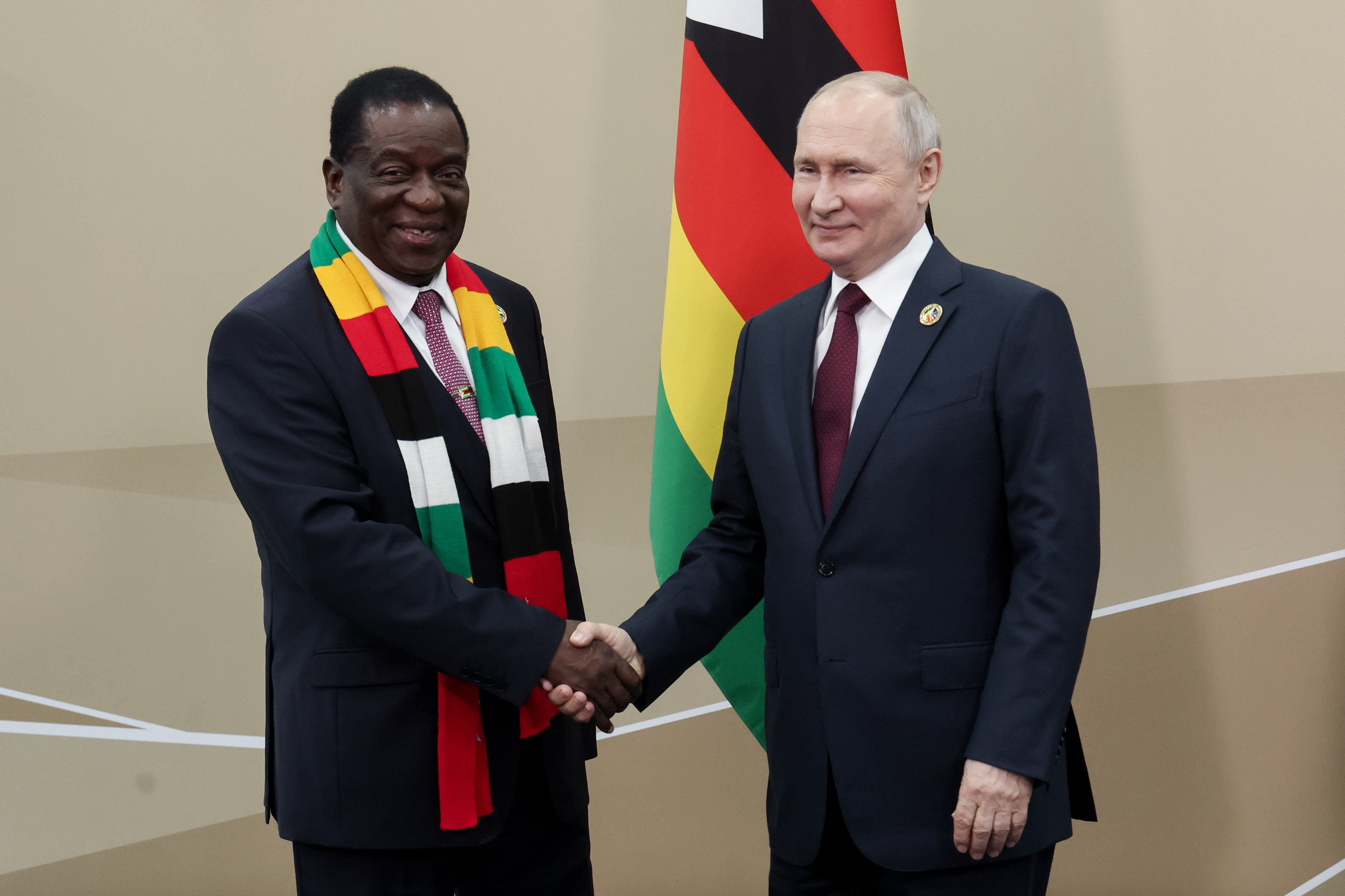 Second Summit Economic and Humanitarian Forum 'Russia-Africa' in St.Petersburg
