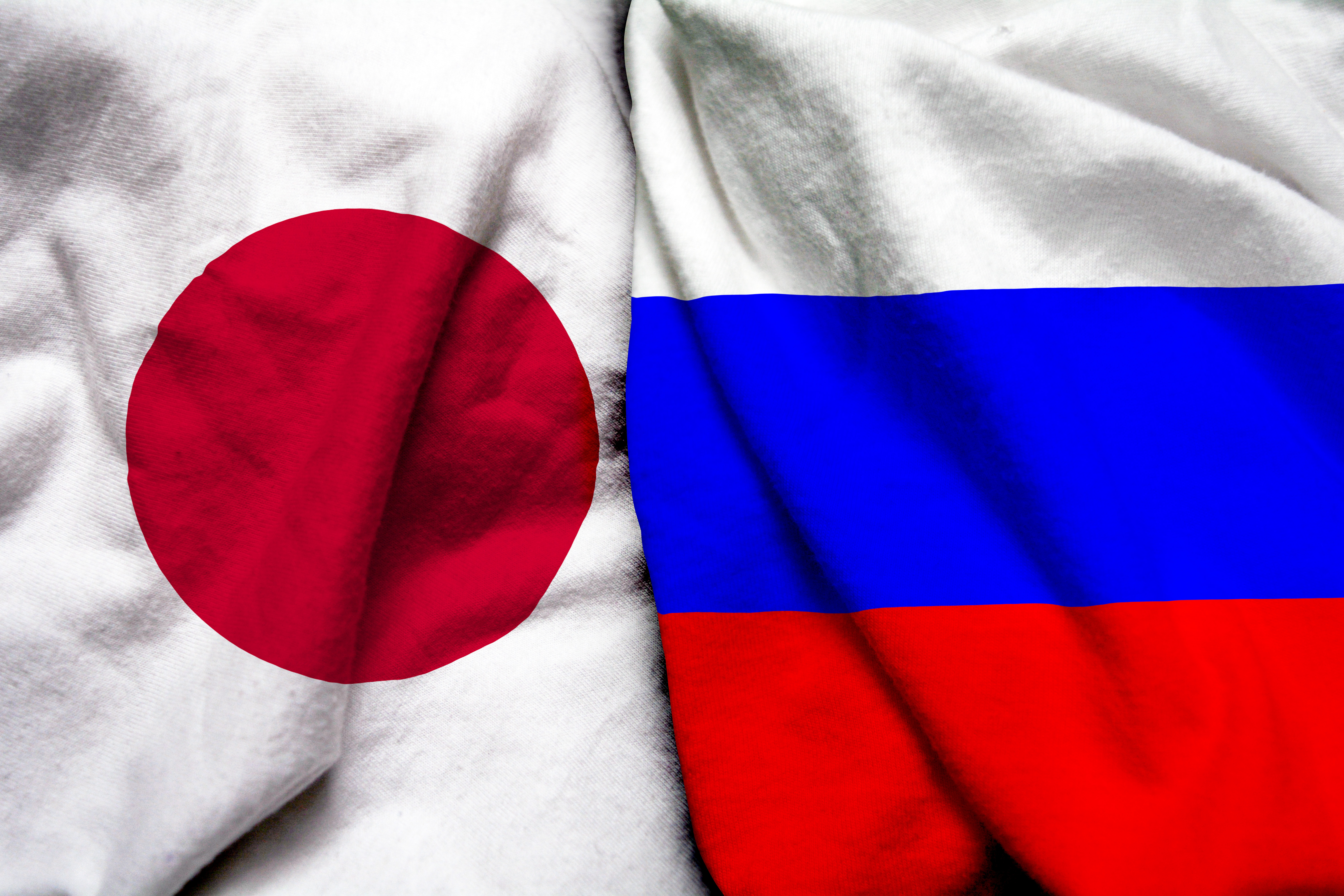 Japan, Rusija, zastava