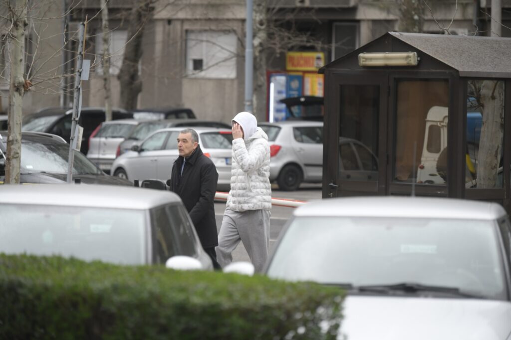 Beograd, 15.03.2023. MUP u Bulevaru despota Stefana, Filip Petrušev košarkaš,izjava, tuča Foto: Dragan Mujan/Nova.rs