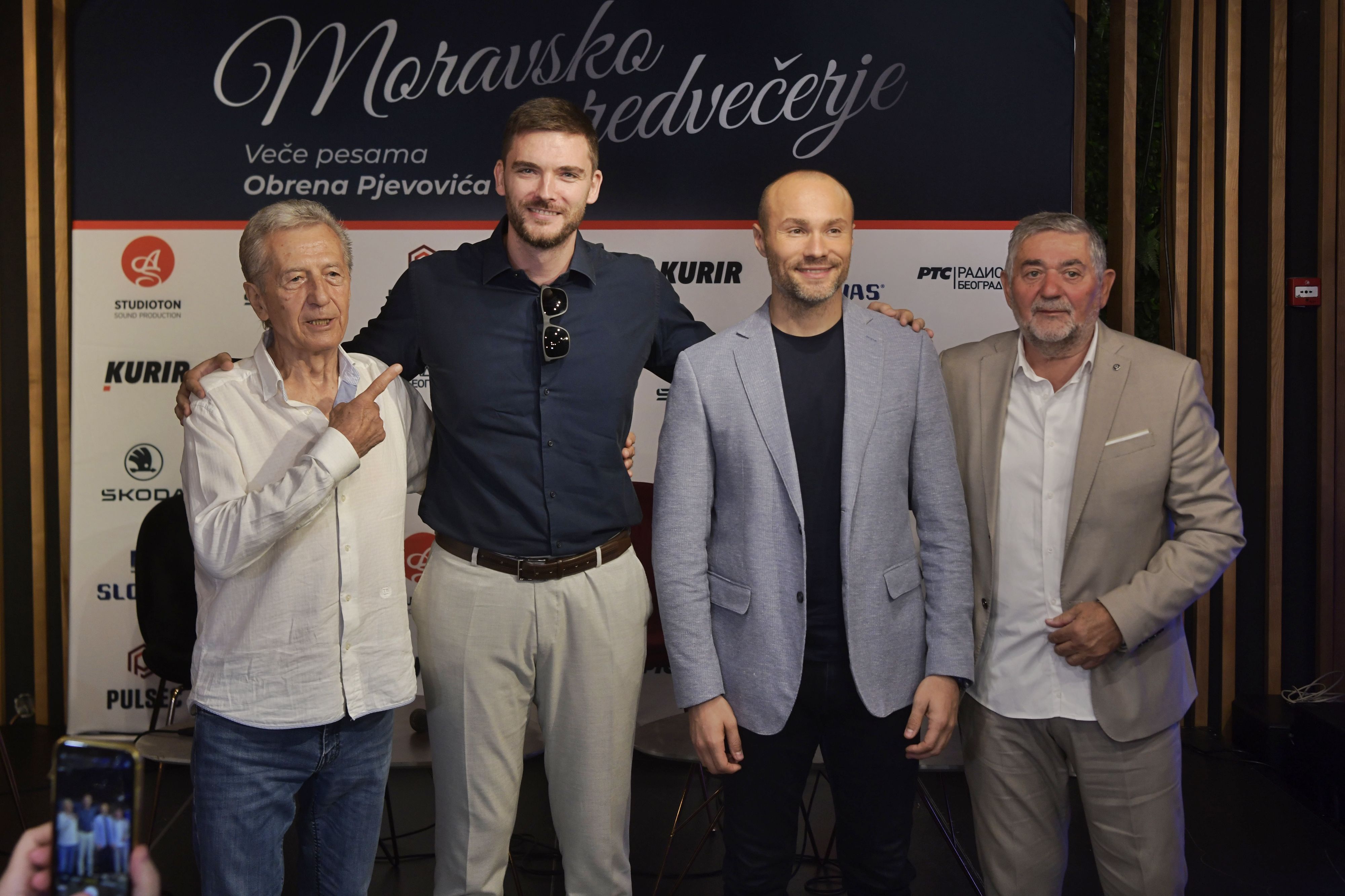Beograd, MTS dvorana 11. septembar 2023. Kzš Moravsko Predvečerje, Miroslav Ilić, Aleksandar Sofronijević, Radiša Urošević
Foto: Goran Srdanov/Nova.rs