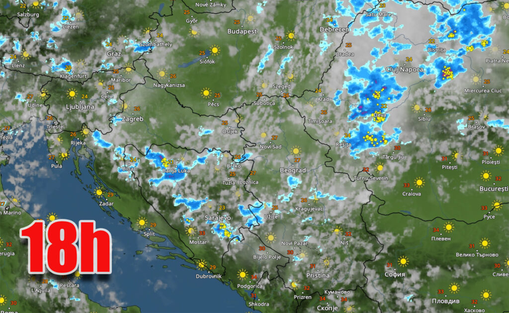 prognoza iz sata u sat za 30 jul