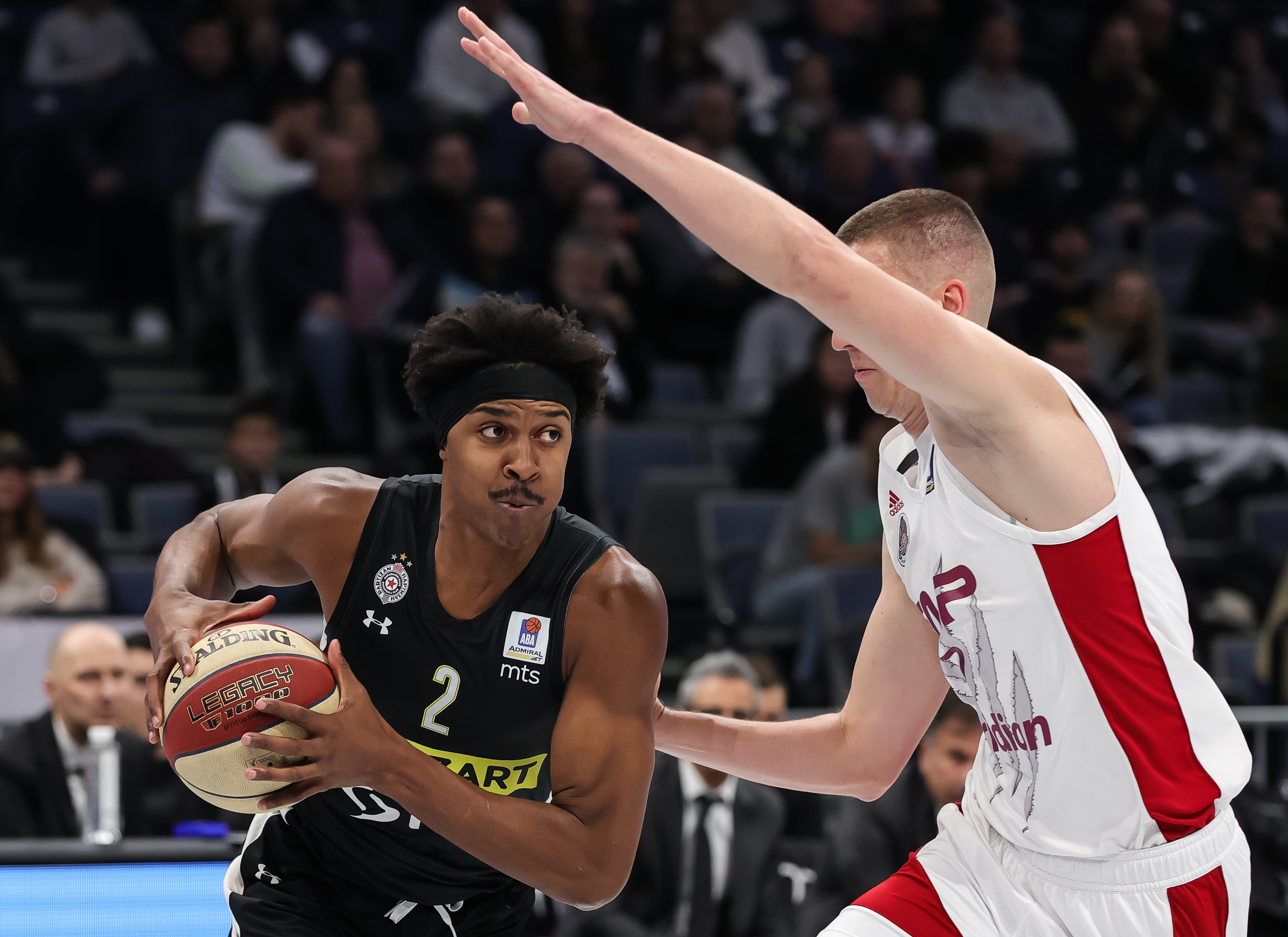 during the Aba League Season 2022-2023 match between Partizan and FMP Zeleznik at Stark Arena on December 19, 2022 in Belgrade, Serbia. (Photo by Srdjan Stevanovic/Starsport.rs ©)