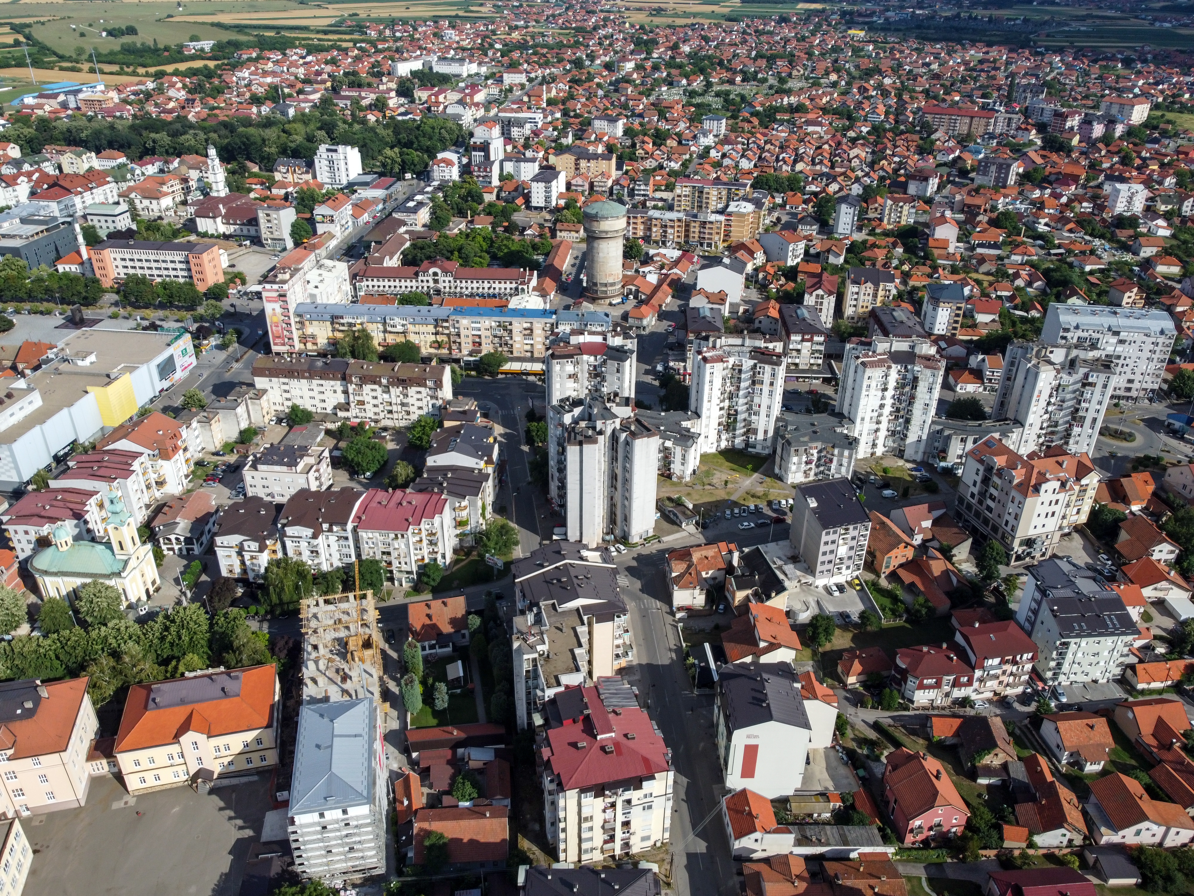Bijeljina,,Bosnia,And,Hercegovina,,June,2022:,Building,,Houses,And,Streets