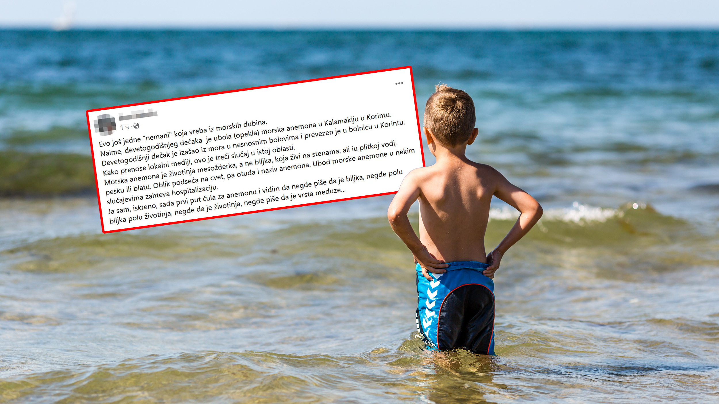 DEČAKA (9) OPEKLA "NEMAN" IZ MORSKIH DUBINA