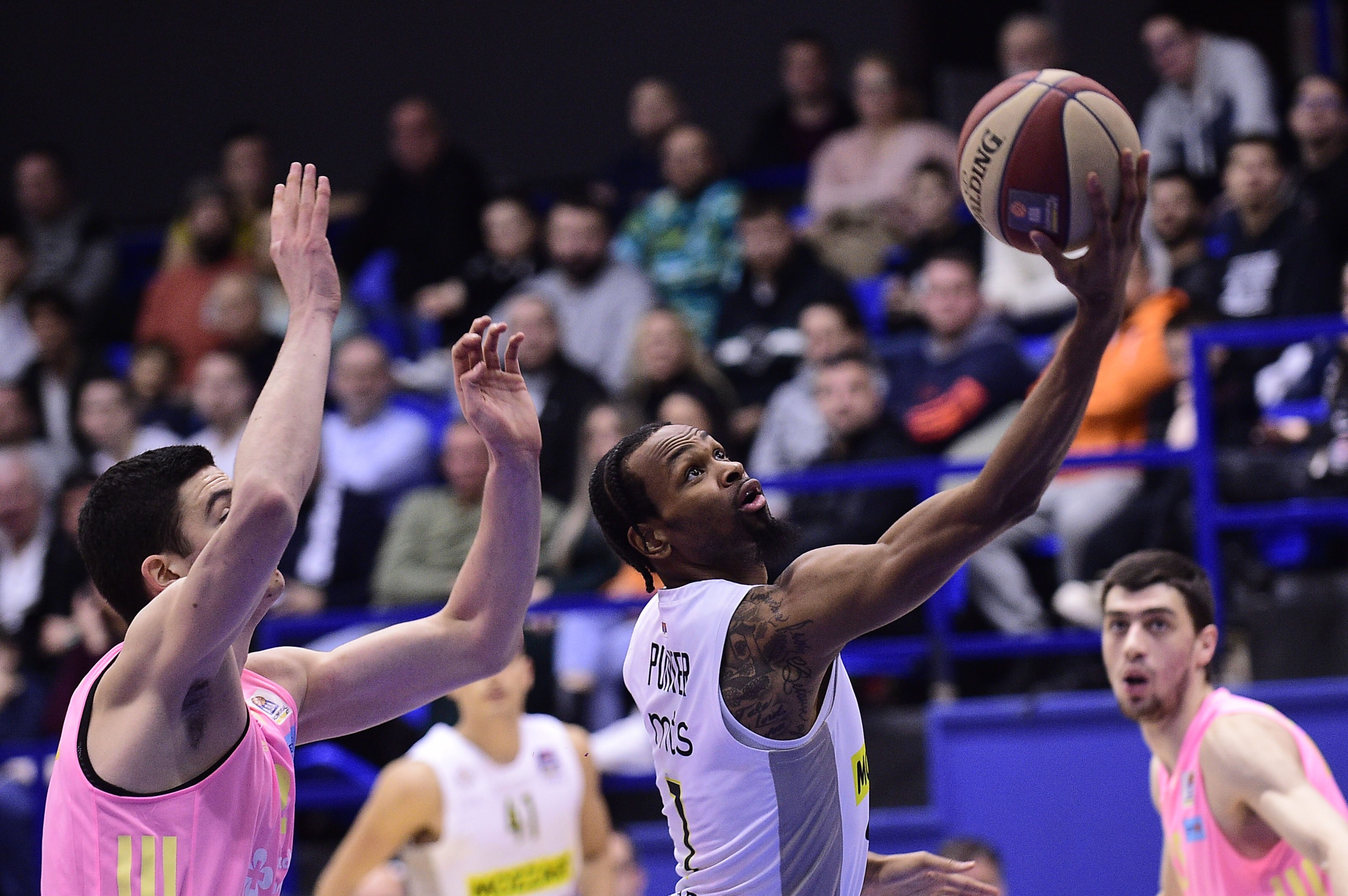 ABA league match between kk Mega Mis and kk Partizan was played at Belgrade, 05.02.2023. at Ranko Zeravica hall (Photo by Dusan Milenkovic/Starsport.rs ©)