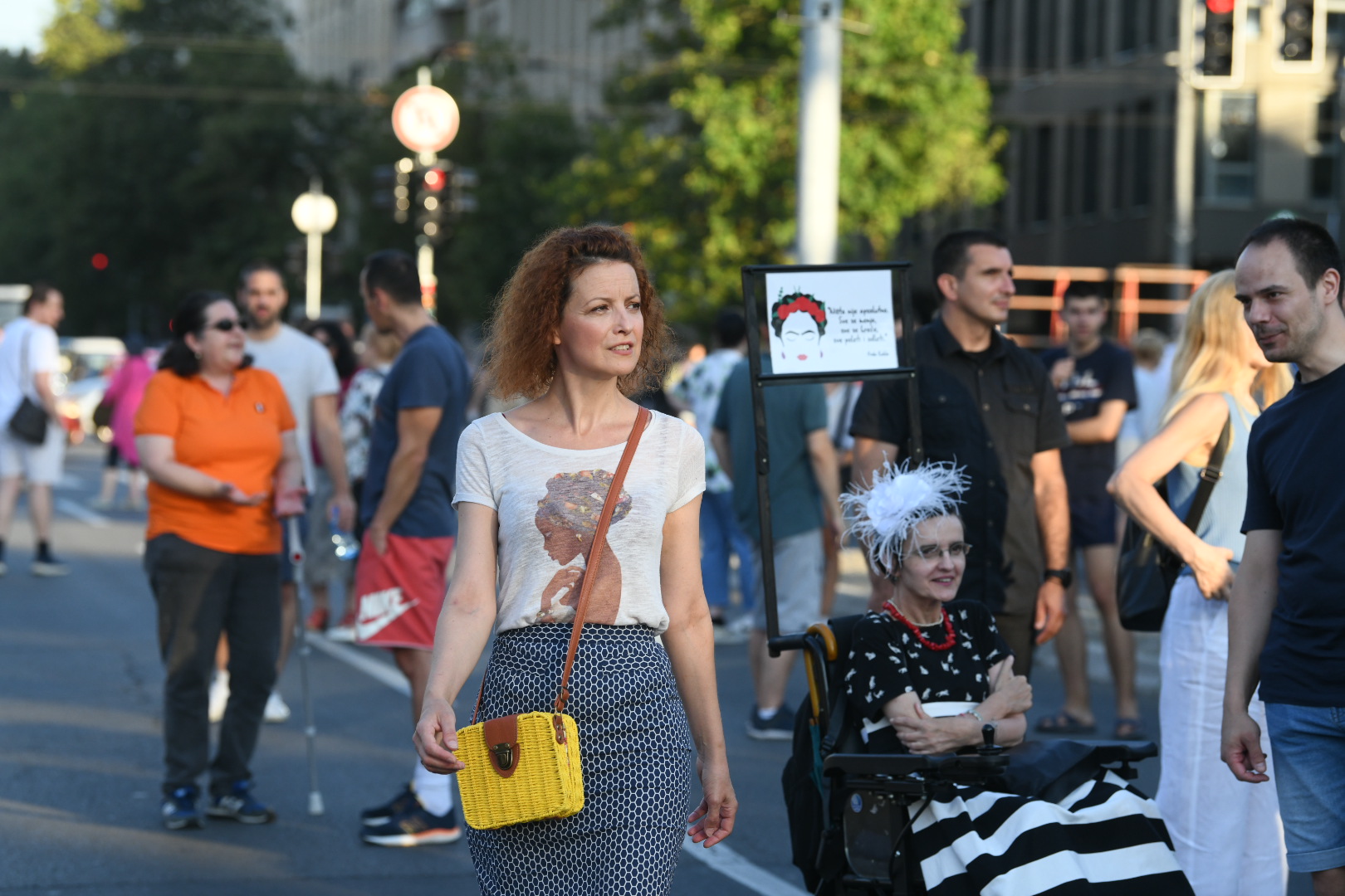 Beograd 15.07.2023. Protest Srbija protiv nasilja, 11. po redu protest Srbija protiv nasilja Foto: Vesna Lalić/Nova.rs