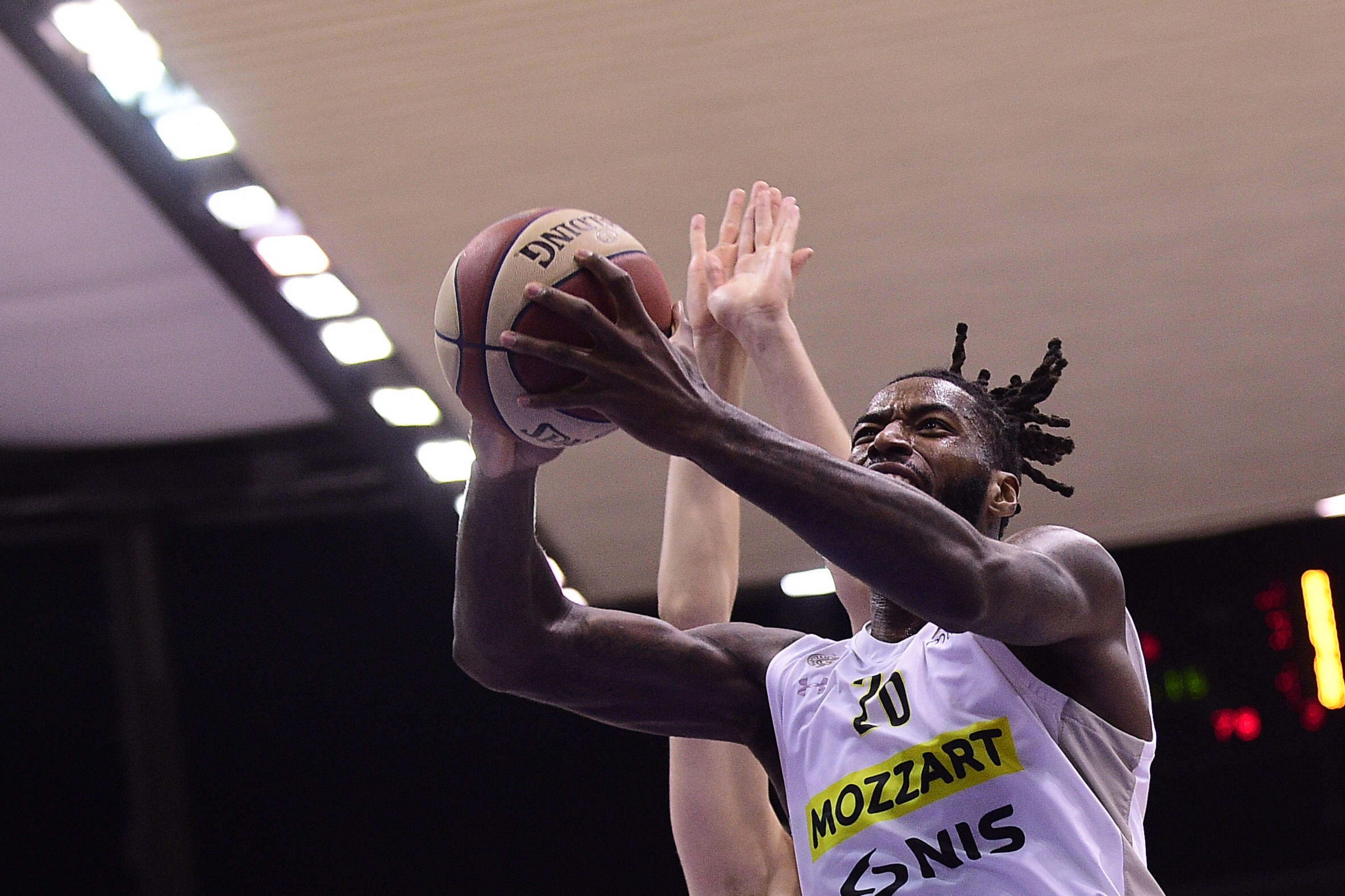 ABA league match between kk Mega Mis and kk Partizan was played at Belgrade, 05.02.2023. at Ranko Zeravica hall (Photo by Dusan Milenkovic/Starsport.rs ©)