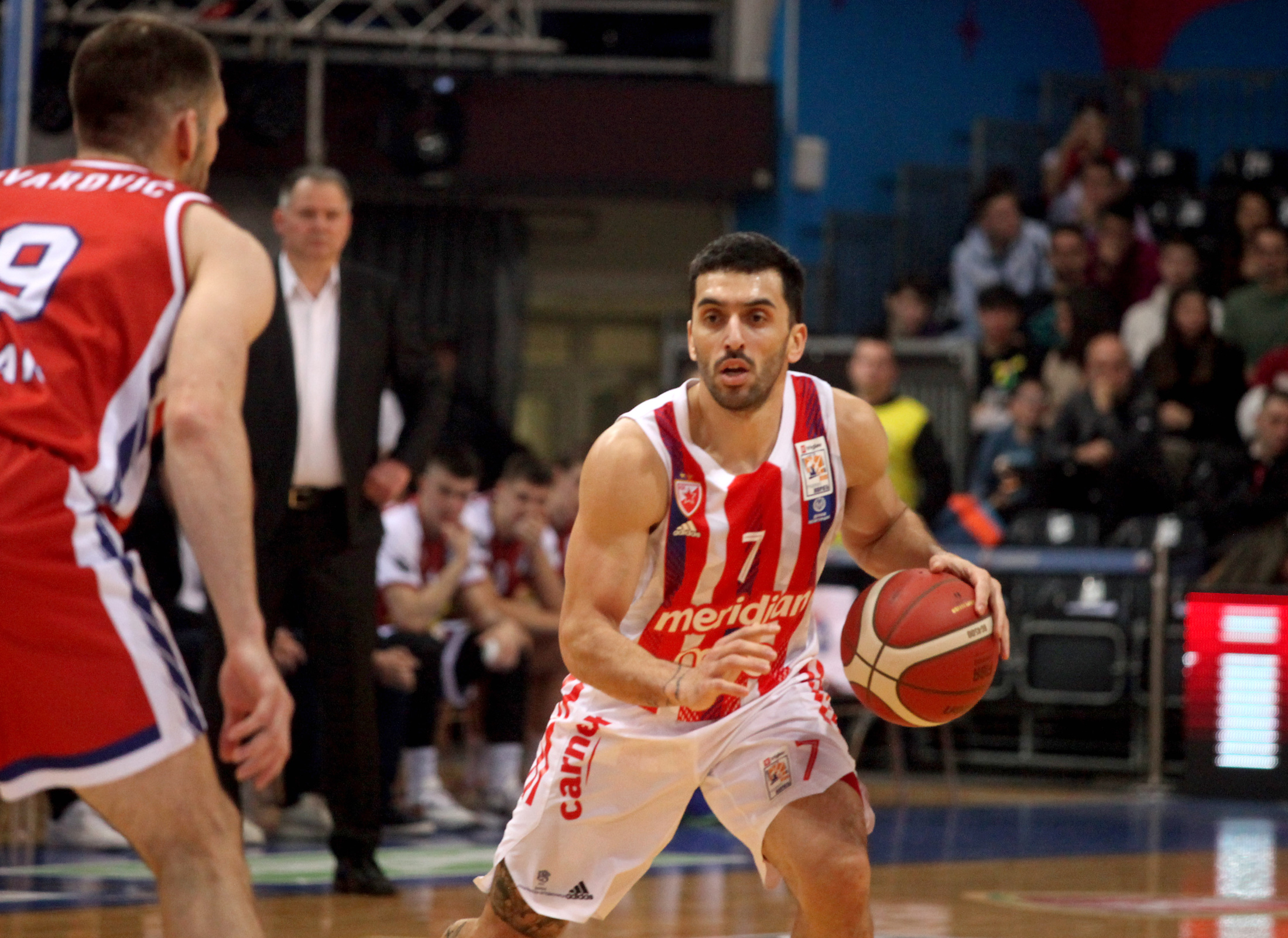 Kup Radivoja Koraca, kup Srbije, cetvrtfinale  Crvena Zvezda - Borac Cacak kosarka, Nis, Srbija 16.2.2023.  photo: Pedja Milosavljevic/STARSPORT
