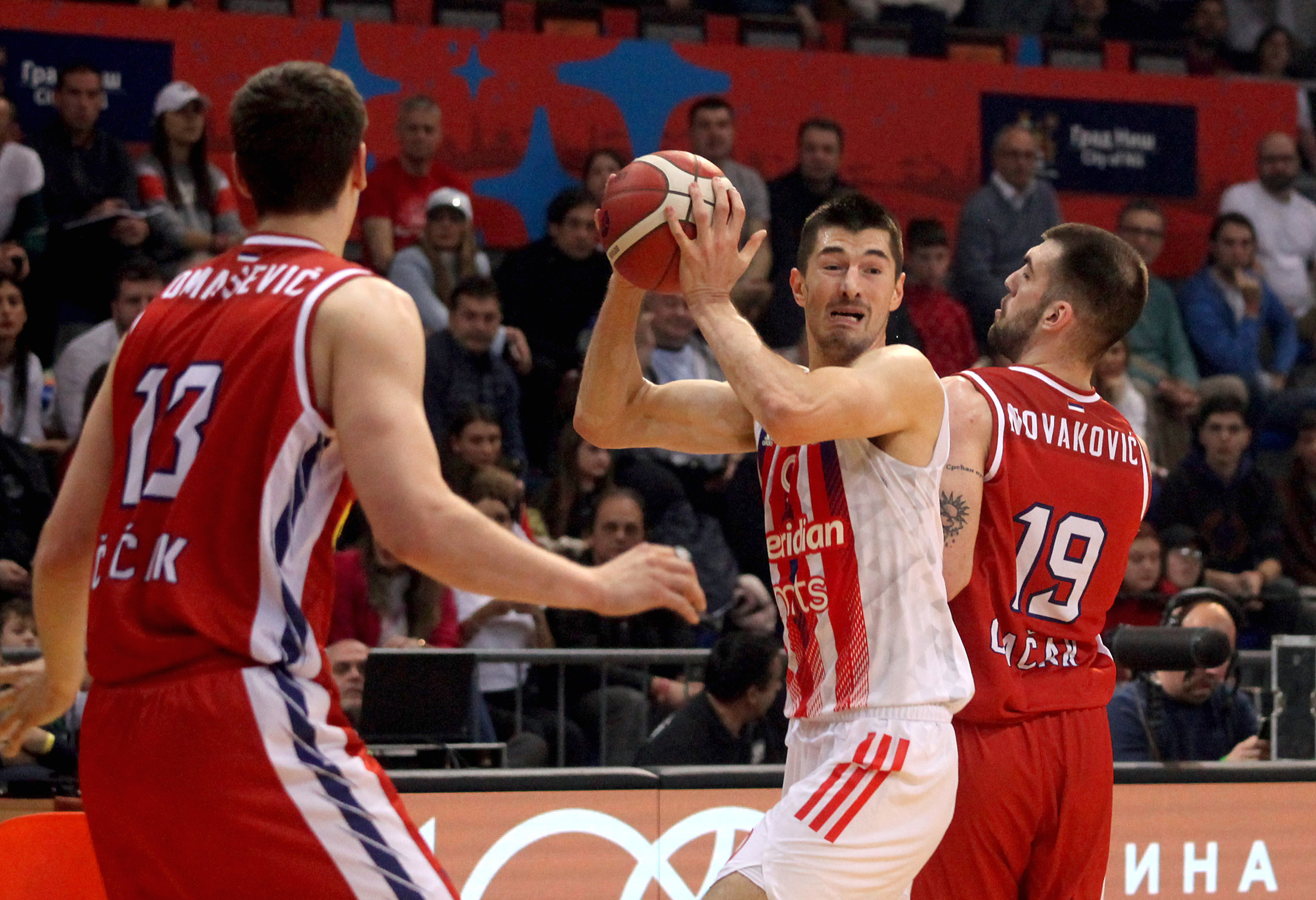Kup Radivoja Koraca, kup Srbije, cetvrtfinale  Crvena Zvezda - Borac Cacak kosarka, Nis, Srbija 16.2.2023.  photo: Pedja Milosavljevic/STARSPORT