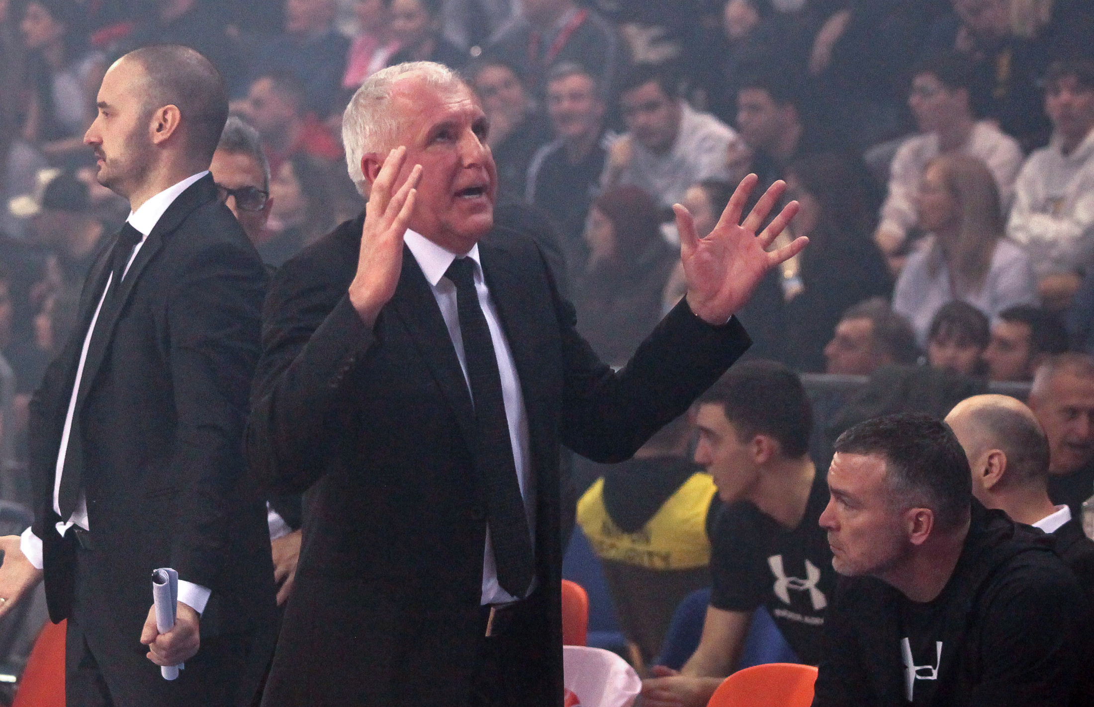 Kup Radivoja Koraca, kup Srbije, polufinale  Crvena Zvezda - Partizan kosarka, Nis, Srbija 17.2.2023.  photo: Pedja Milosavljevic/STARSPORT