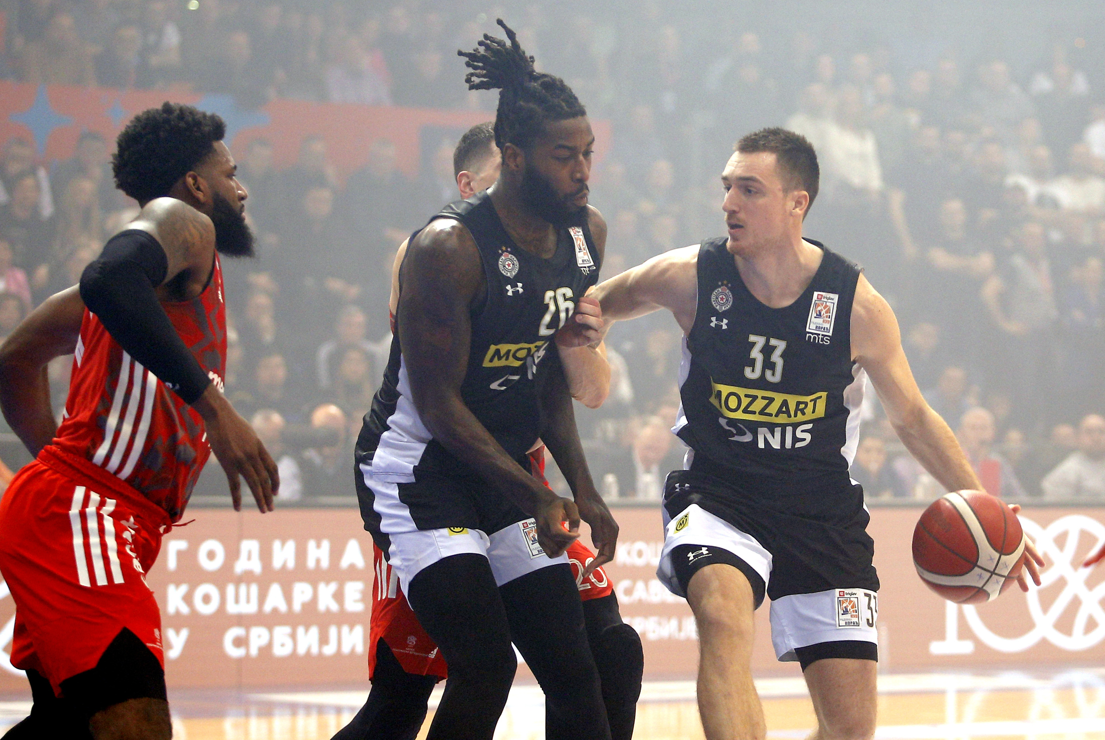 Kup Radivoja Koraca, kup Srbije, polufinale  Crvena Zvezda - Partizan kosarka, Nis, Srbija 17.2.2023.  photo: Pedja Milosavljevic/STARSPORT