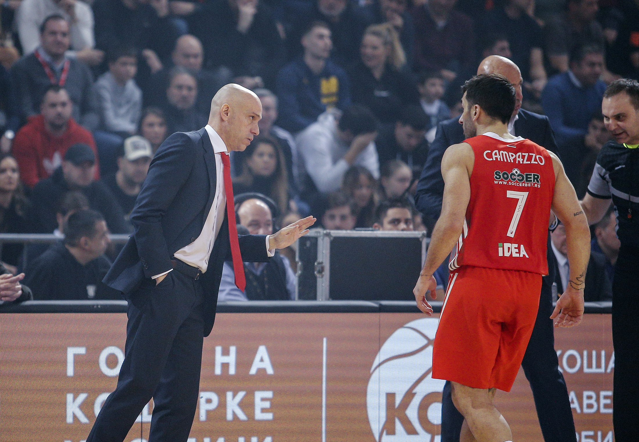 Kup Radivoja Koraca, kup Srbije, polufinale  Crvena Zvezda - Partizan kosarka, Nis, Srbija 17.2.2023.  photo: Pedja Milosavljevic/STARSPORT