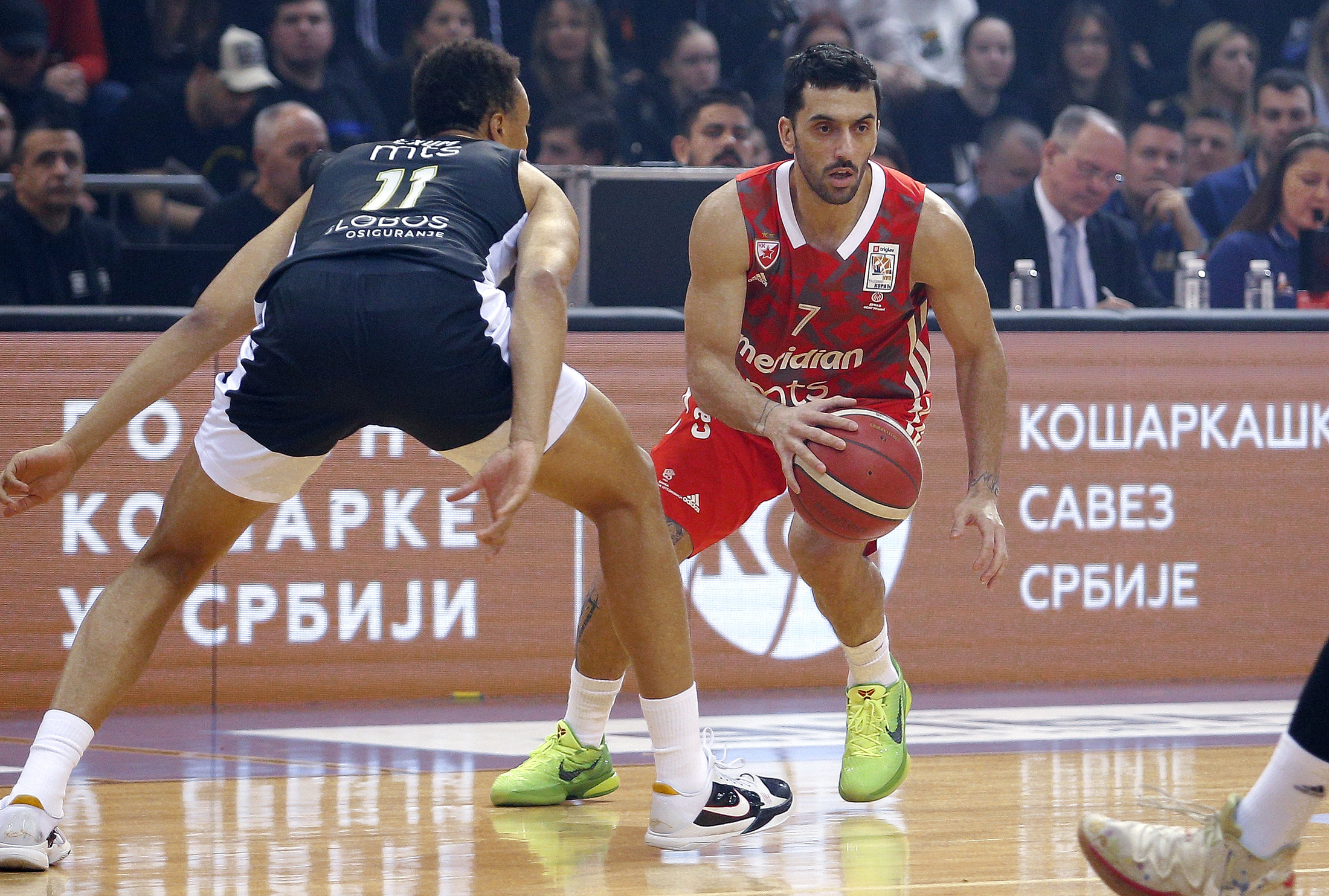 Kup Radivoja Koraca, kup Srbije, polufinale  Crvena Zvezda - Partizan kosarka, Nis, Srbija 17.2.2023.  photo: Pedja Milosavljevic/STARSPORT