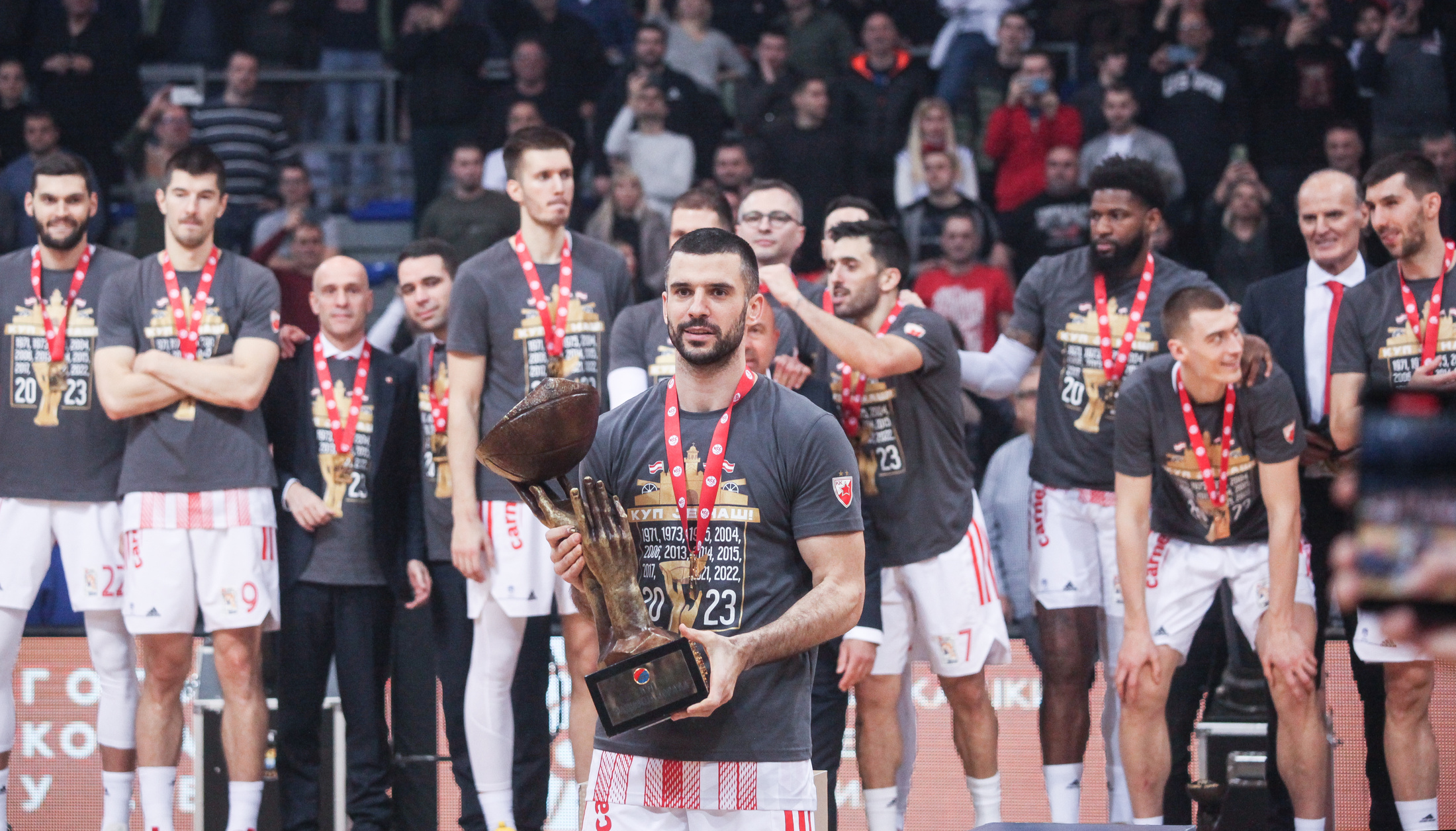 Kup Radivoja Koraca, kup Srbije, finale  Crvena Zvezda - Mega kosarka, Nis, Srbija 18.2.2023.  photo: Pedja Milosavljevic/STARSPORT