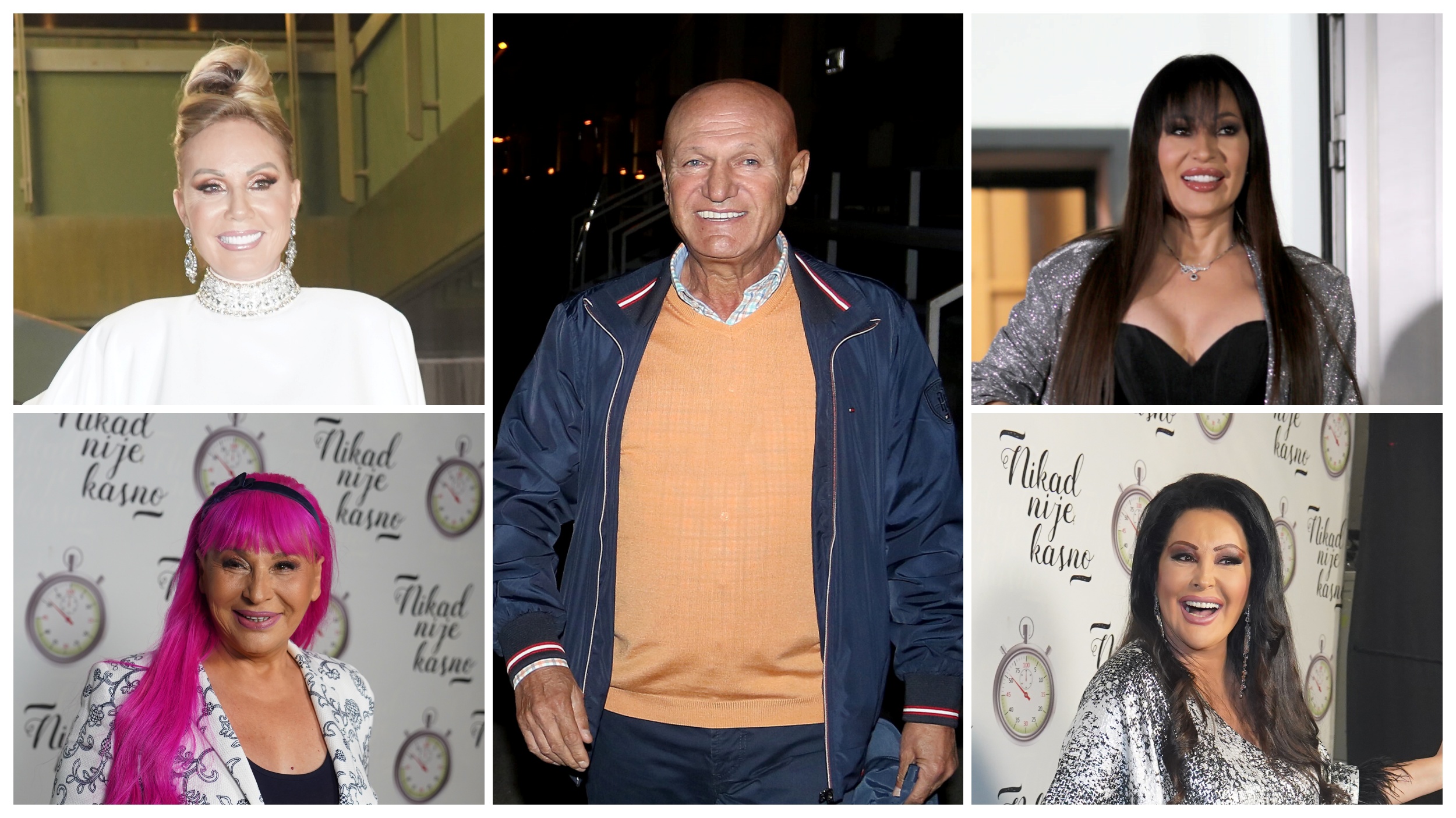 kombo Brena, Zorica Brunclik, Šaban Šaulić, Dragana Mirković, Ceca Ražnatović