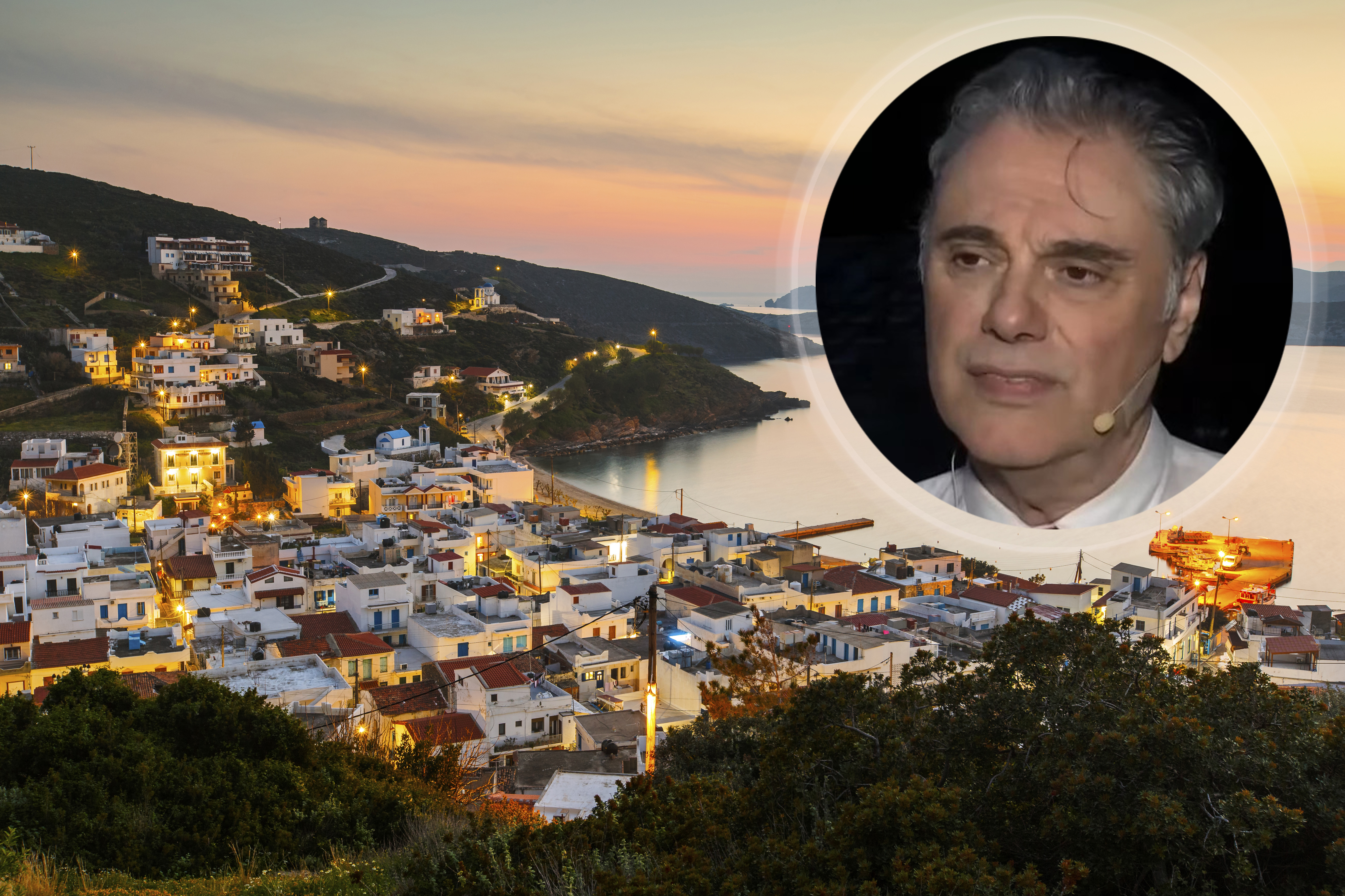 View of the main village of Fourni island, Greece. Οδυσσέα Σταμούλη Odysseus Stamoulis