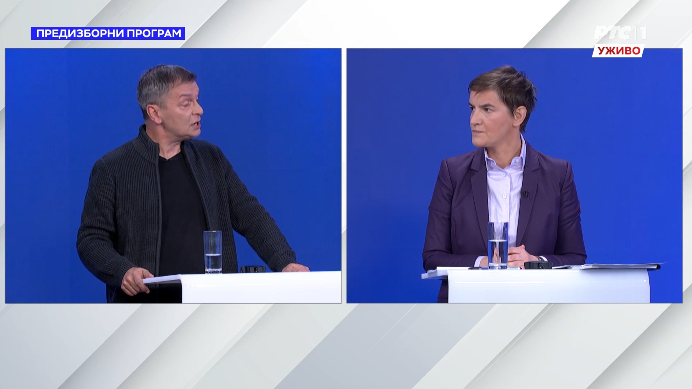 Reč na reč debata, Boško Obradović, Aleksandar Jovanović Ćuta, Dušan Tufegdžić, Ana Brnabić