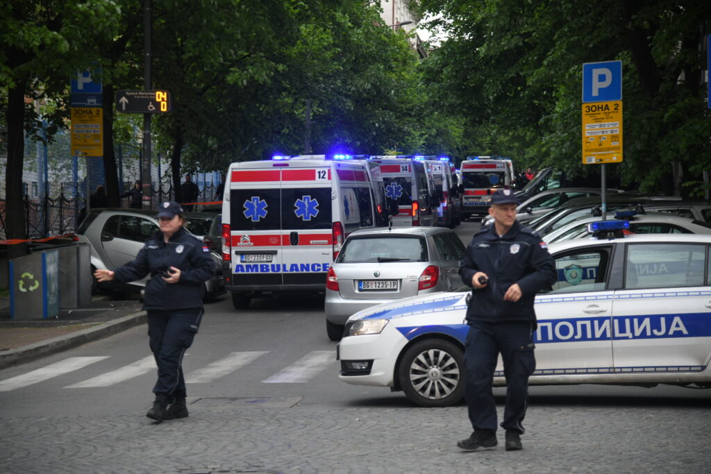 Pucnjava, osnovna škola " Vladislav Ribnikar"