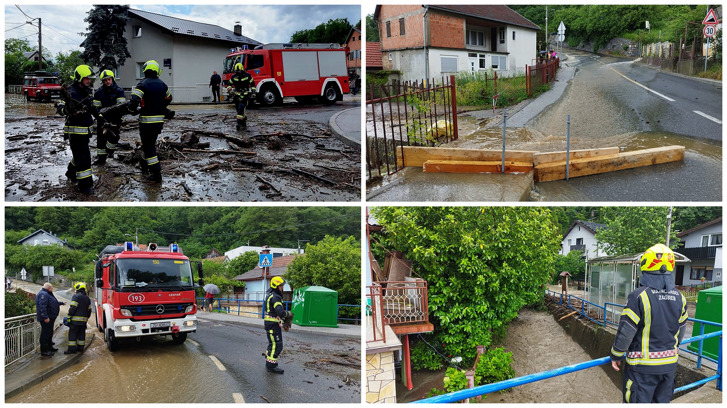 zagreb sljemen vatrogasci poplava nevreme