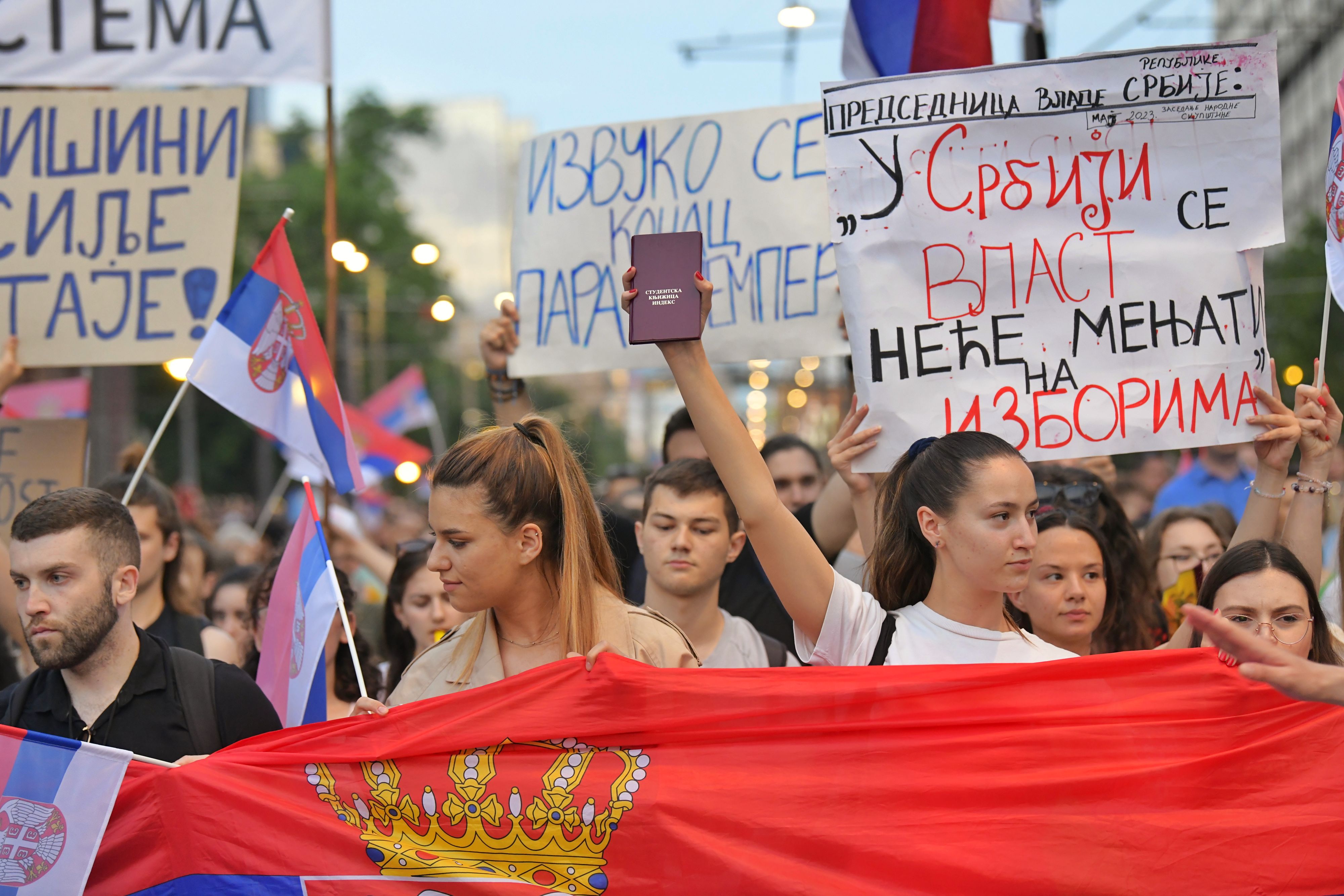 Beograd, 09.06.2023. 6. Protest "Srbija protiv nasilja", Šesti protest Foto: Goran Srdanov/Nova.rs