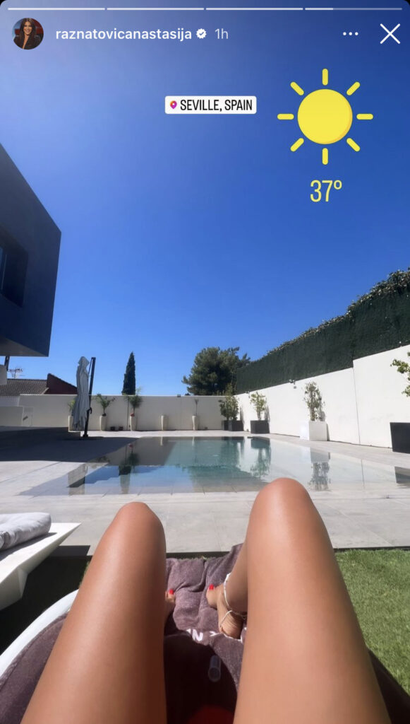Anastasija Ražnatović Foto: Instagram/raznatovicanastasija