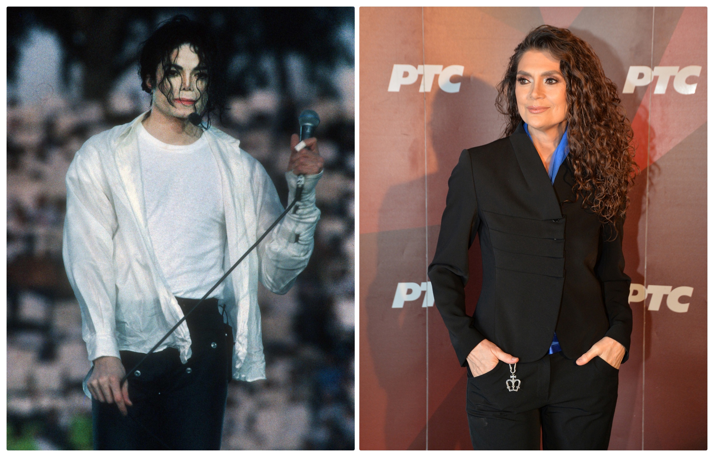 collage majkl dženskon i ekstra nena