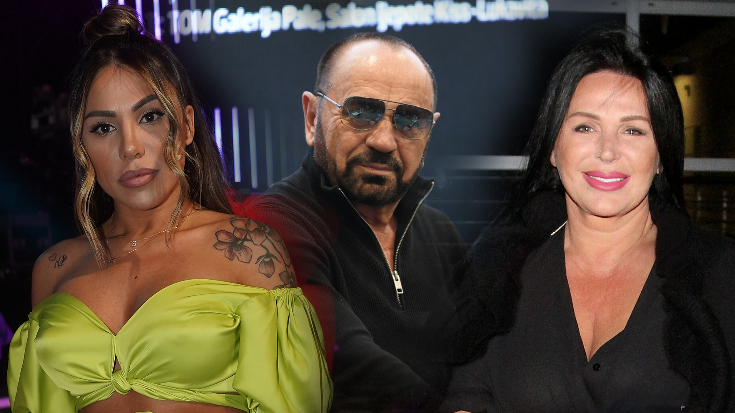 Foto: Antonio Ahel/ATAImages, Dragan Mujan/Nova.
kombo Sandra Afrika i Mile Kitić, a između Marta Savić