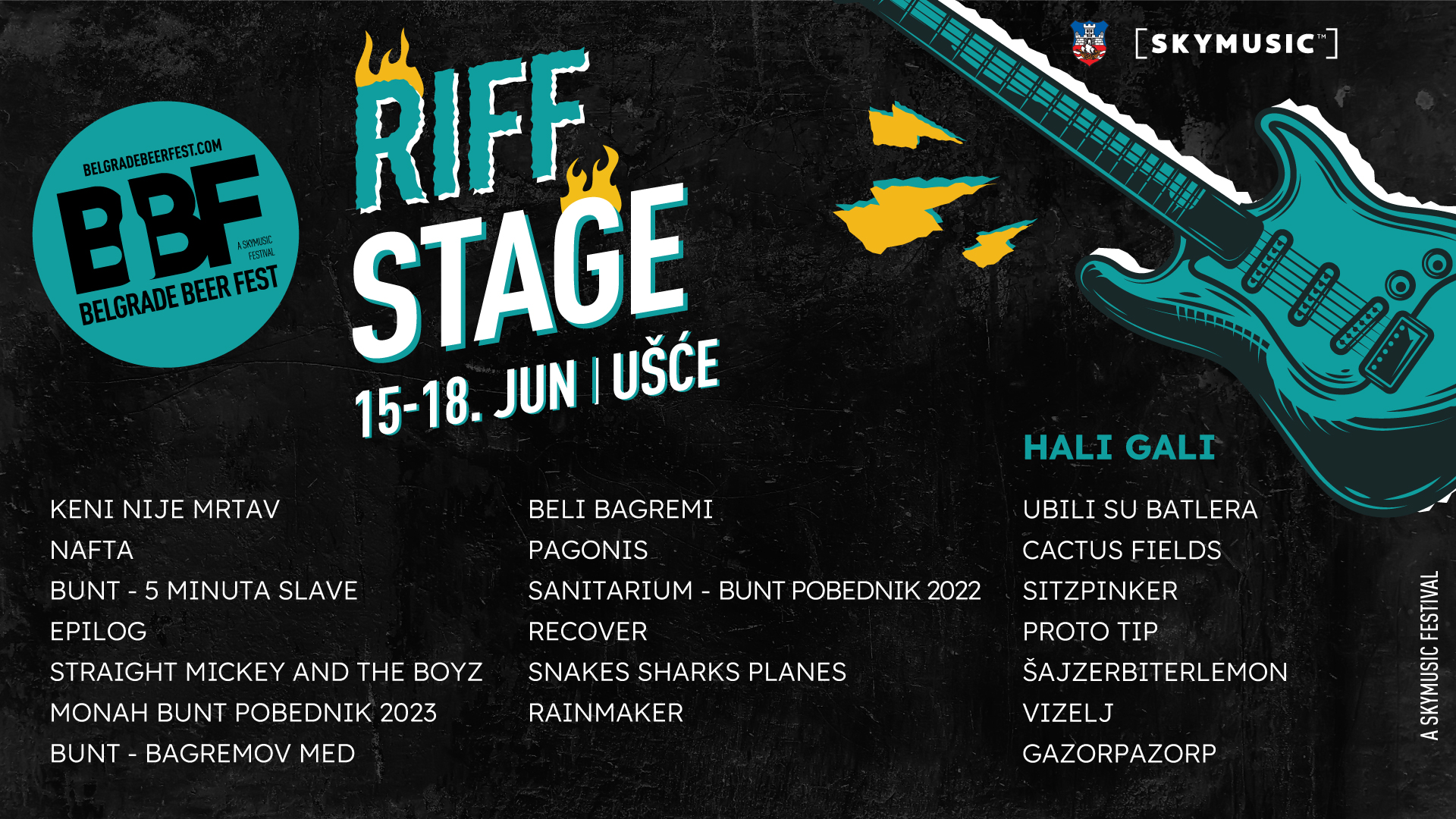 Belgrade Beer Fest_Poznati izvođači na Riff stage_Saopstenje za medije