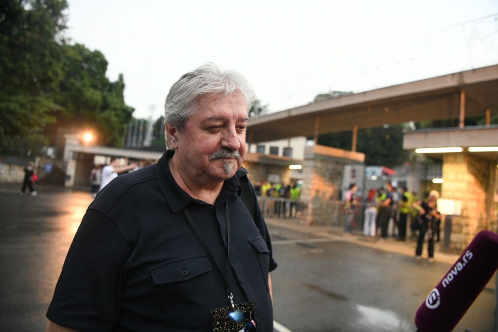 Beograd 16.07.2021. Gane Pecikoza, menadžer. Dragoslav Pecikoza. Koncert grupe Bajaga i instruktori na stadionu Tašmajdan Foto: Vesna Lalić/Nova.rs