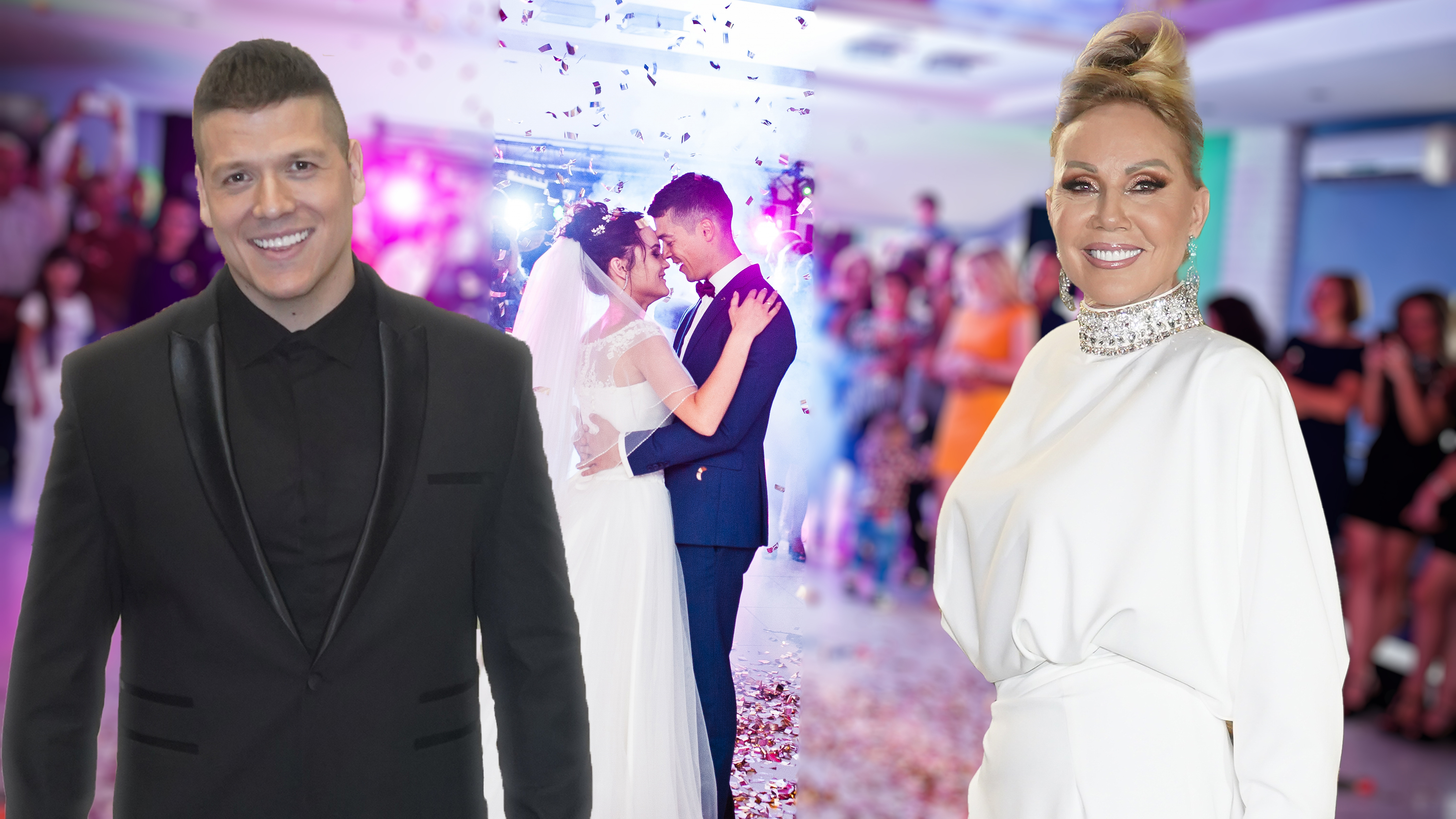 Sloba Radanović i Lepa Brena, svadba, venčanje, kombo Foto: Shutterstock/Antonio Ahel/ATAImages