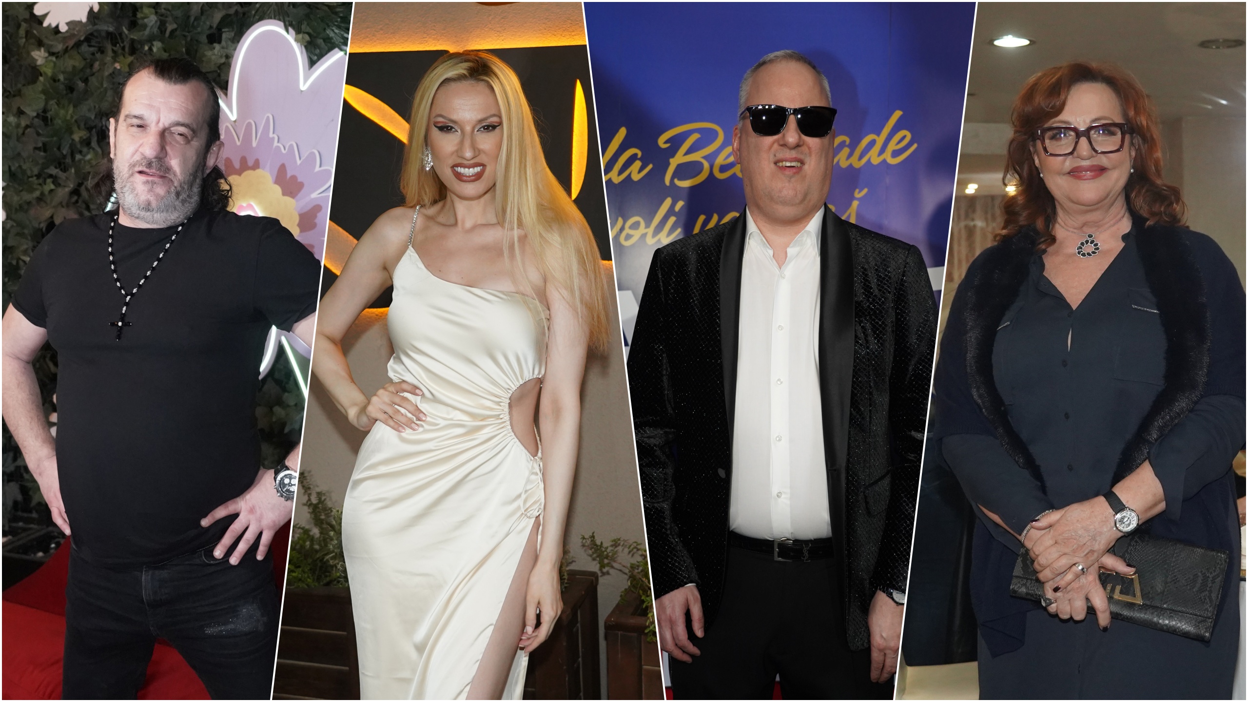 Aca Lukas, Rada Manojlović, Saša Matić i Ana Bekuta, kombo Foto: M.M./Antonio Ahel/ATAImages