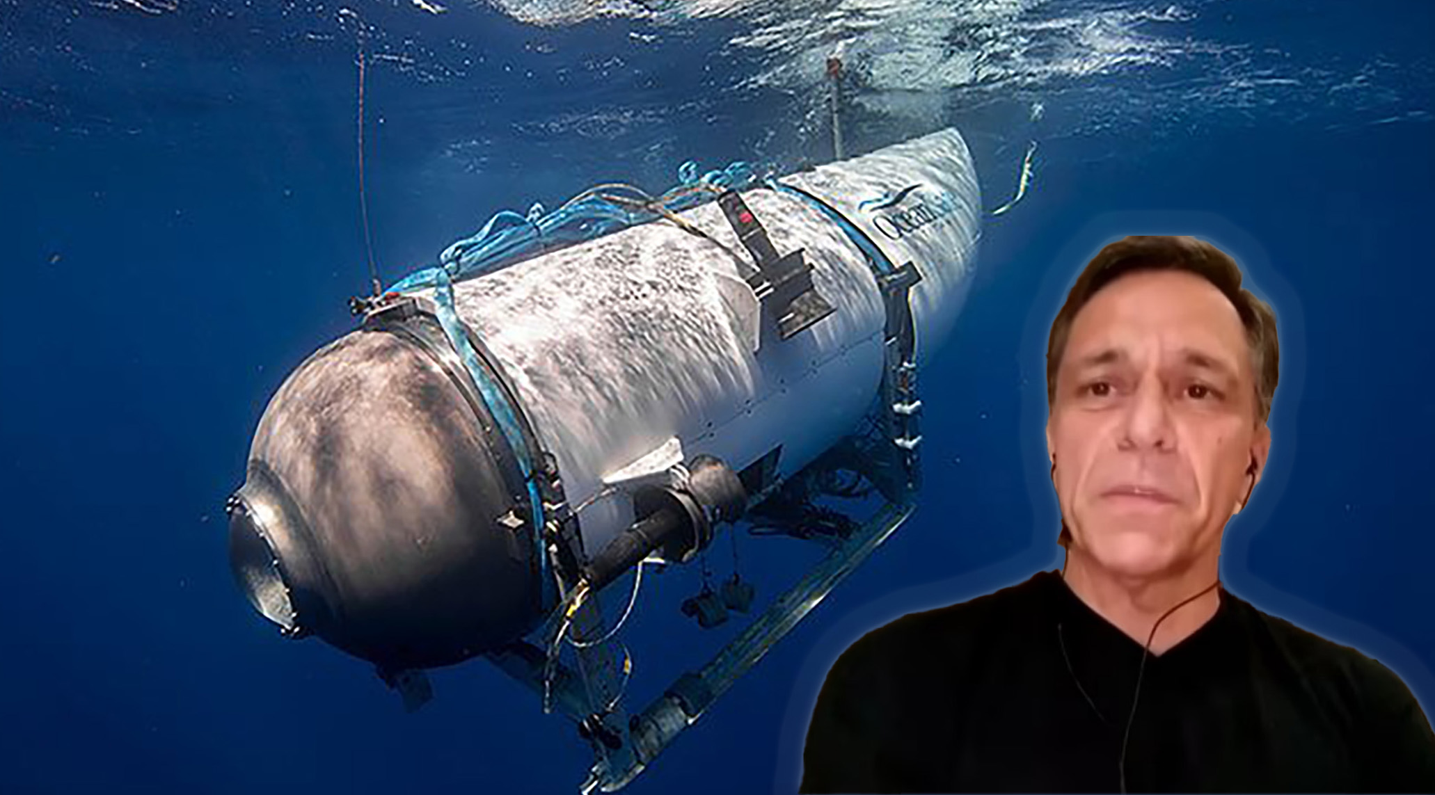 Image of the Missing Titan Submarine, Atlantic Ocean - 22 Jun 2023
