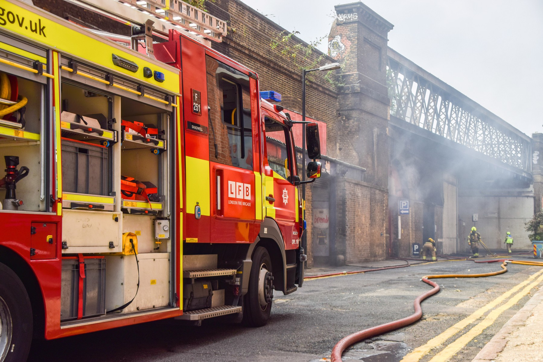 London Fire Brigade in London, UK - 17 Aug 2022