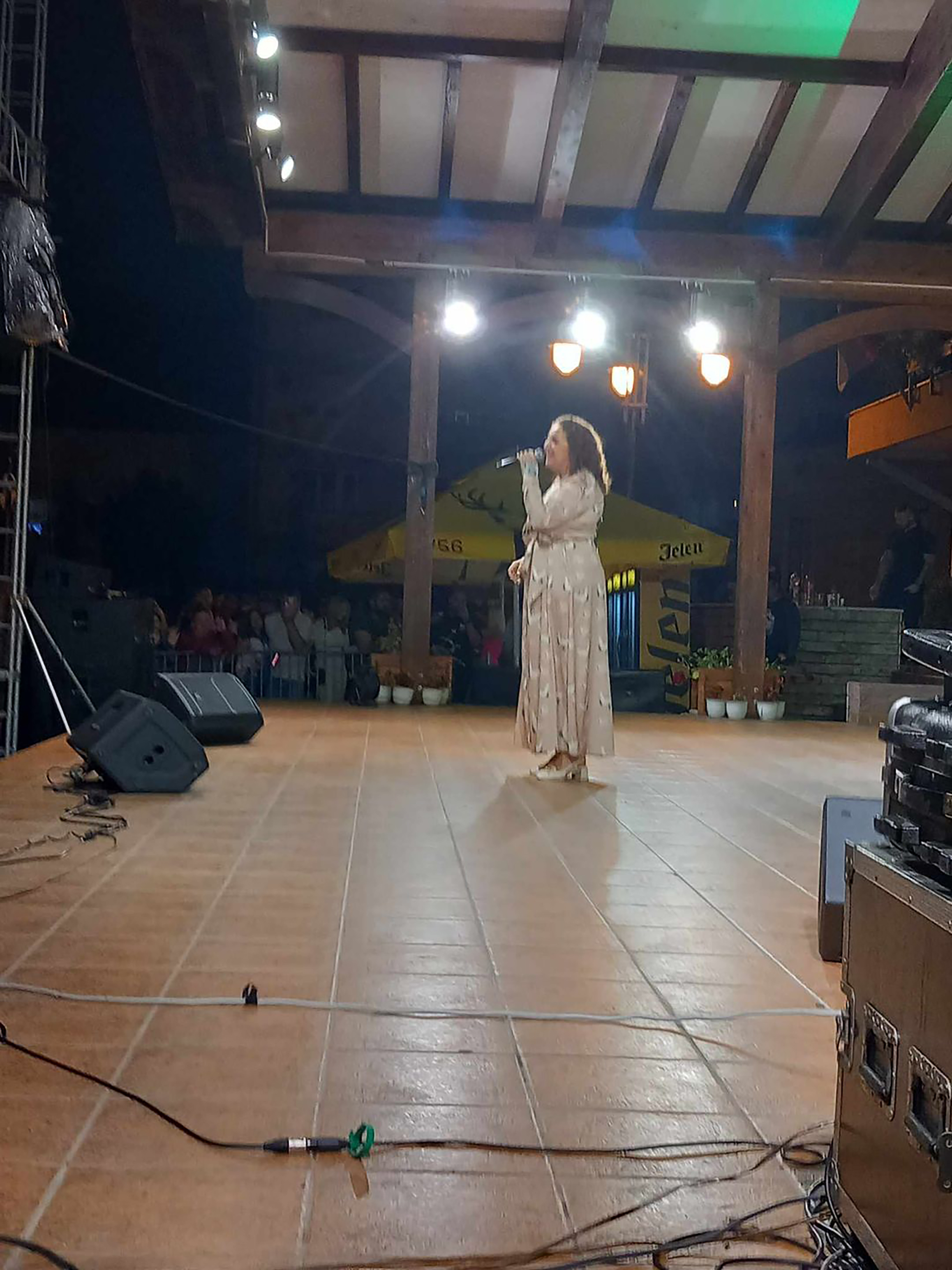 Ana Bekuta oduševila publiku u Guči! Foto: Privatna arhiva 
Poslala Lara