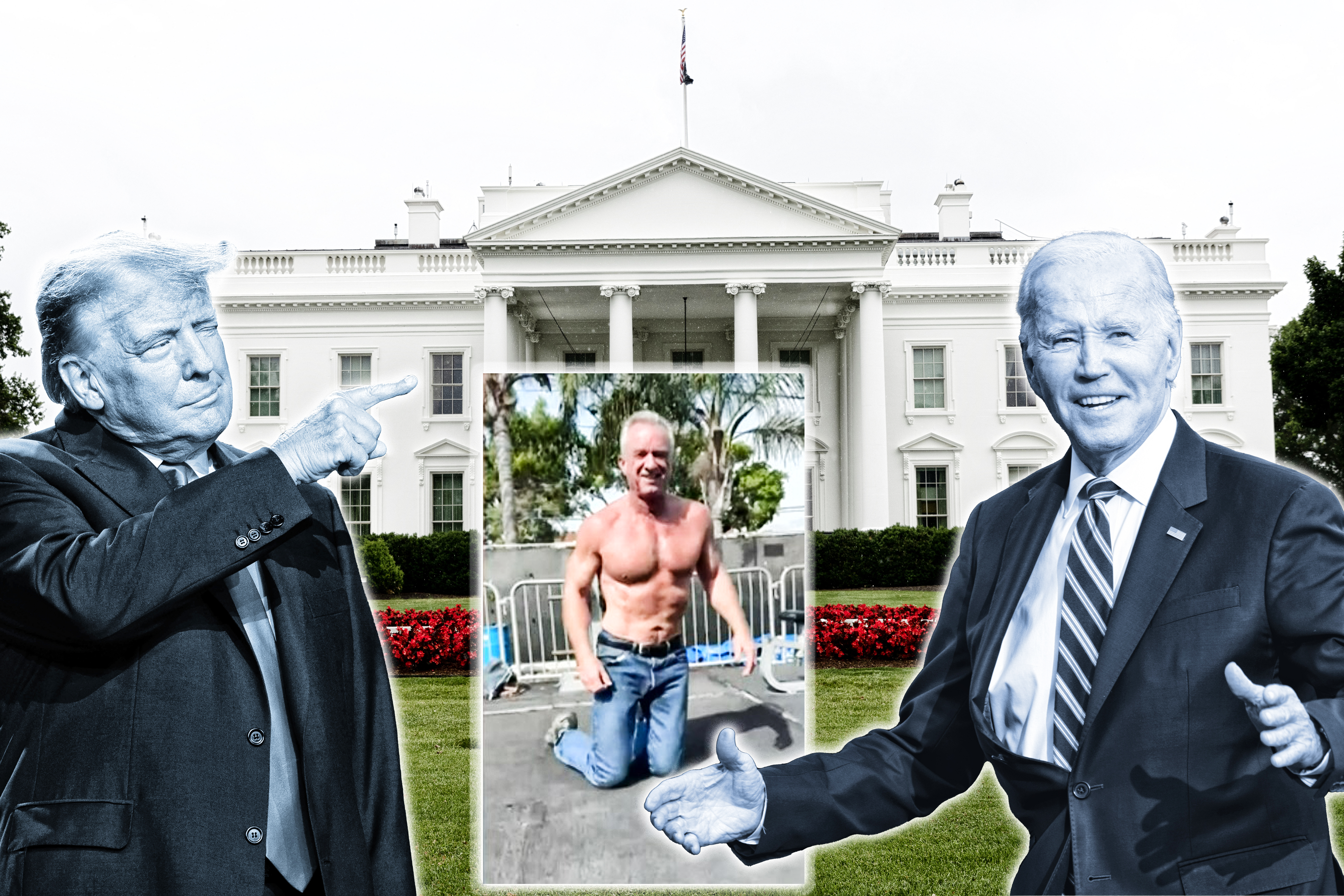 Donalad Tramp Džo Bajden epa10687172 A general view of the White House in Washington, DC, USA, 12 June 2023. US President Joe Biden canceled his scheduled events for the day 12 June, after getting a root canal.  EPA-EFE/MICHAEL REYNOLDS