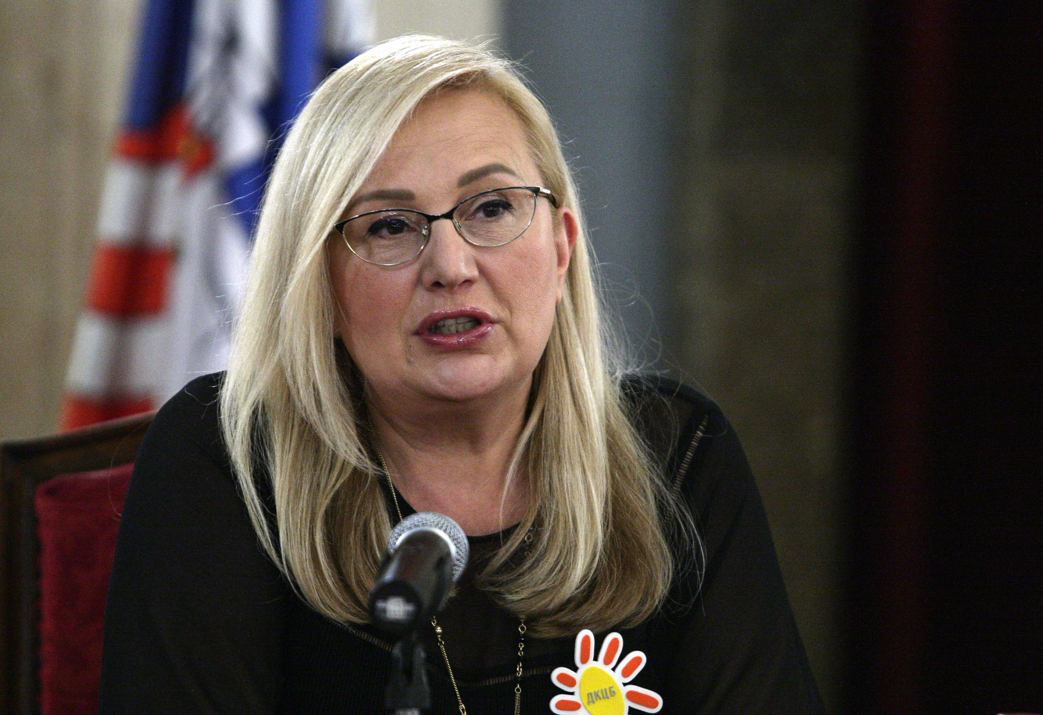Beograd, 7. aprila 2022 - Konferencija za medije povodom manifestacije "Dani Beograda 2022". Leontina Vukomanovic, pevacica. FOTO TANJUG/ SAVA RADOVANOVIC/bs