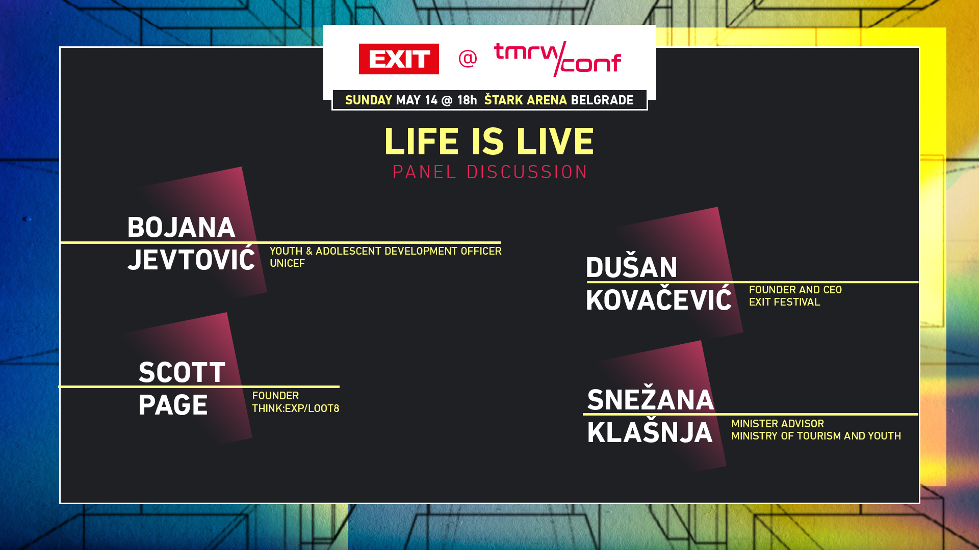 Life is Live panel