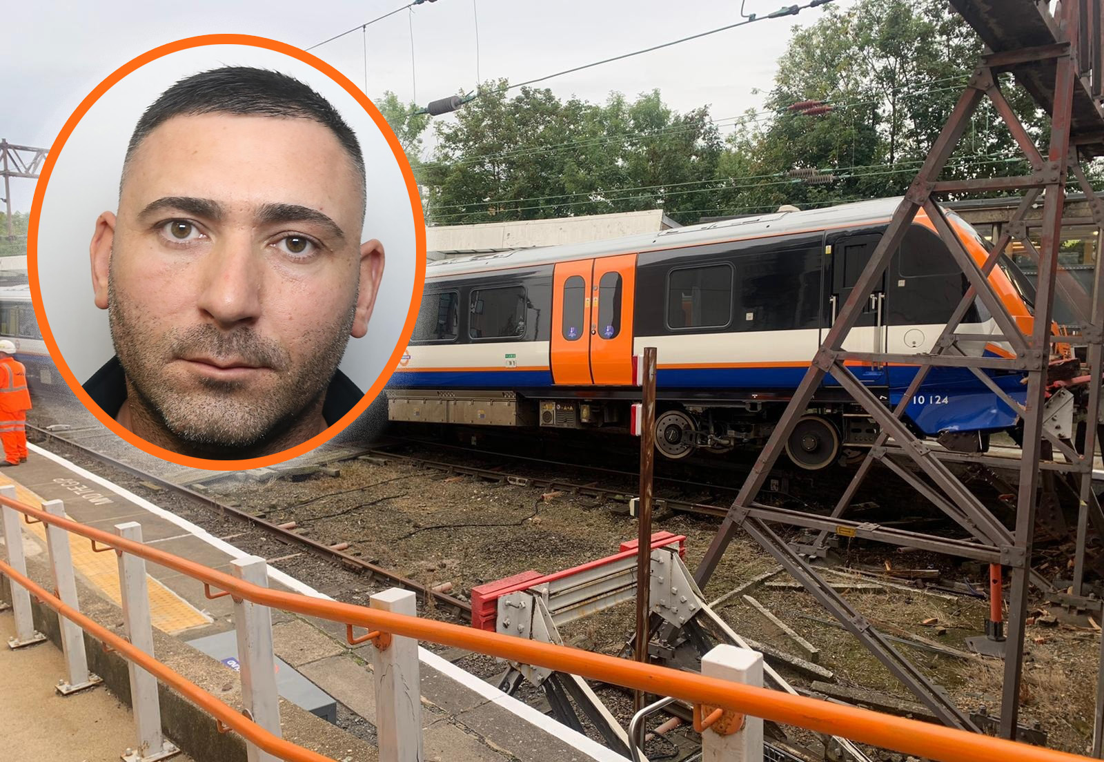 Train Crashes Through Barriers at North London Station
