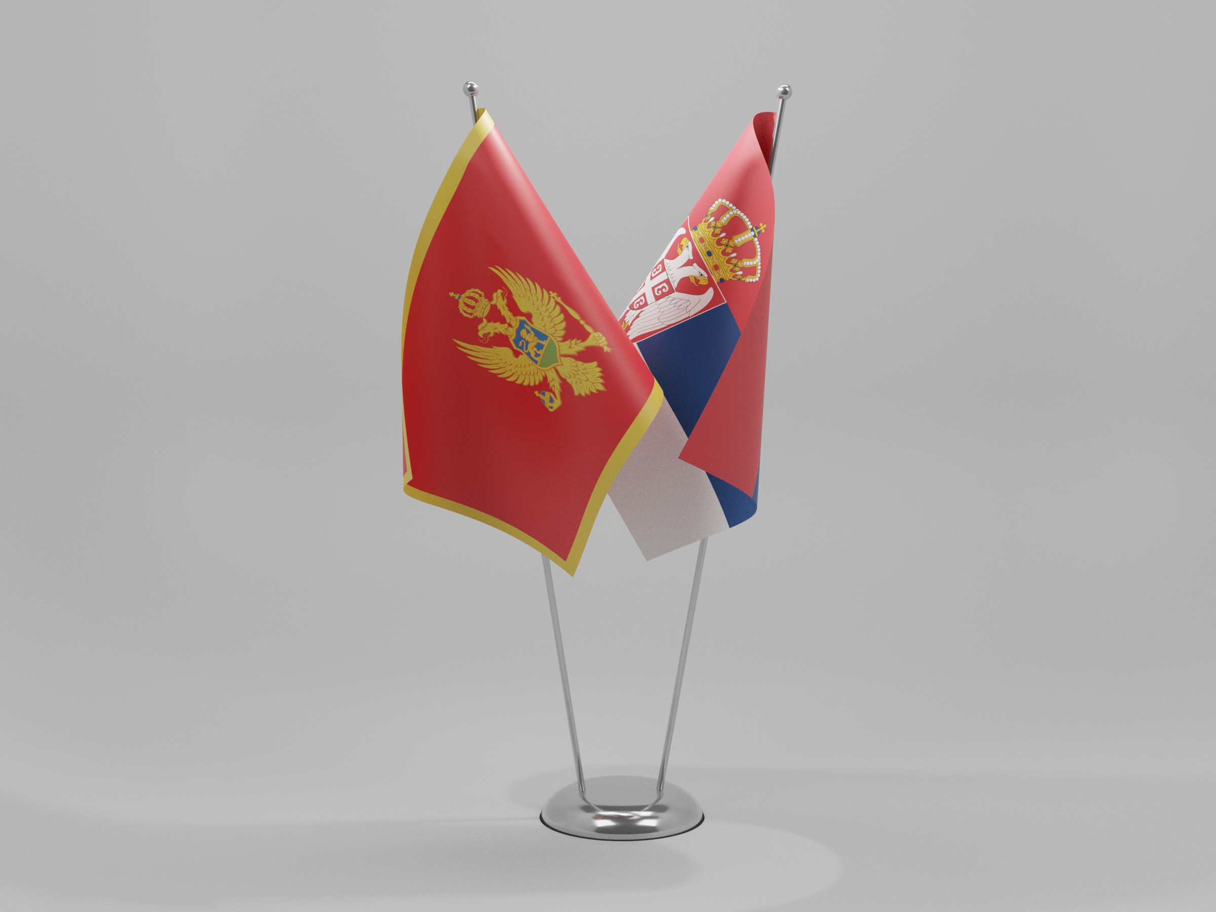 Zastava, Crna Gora, Srbija Foto: Shutterstock