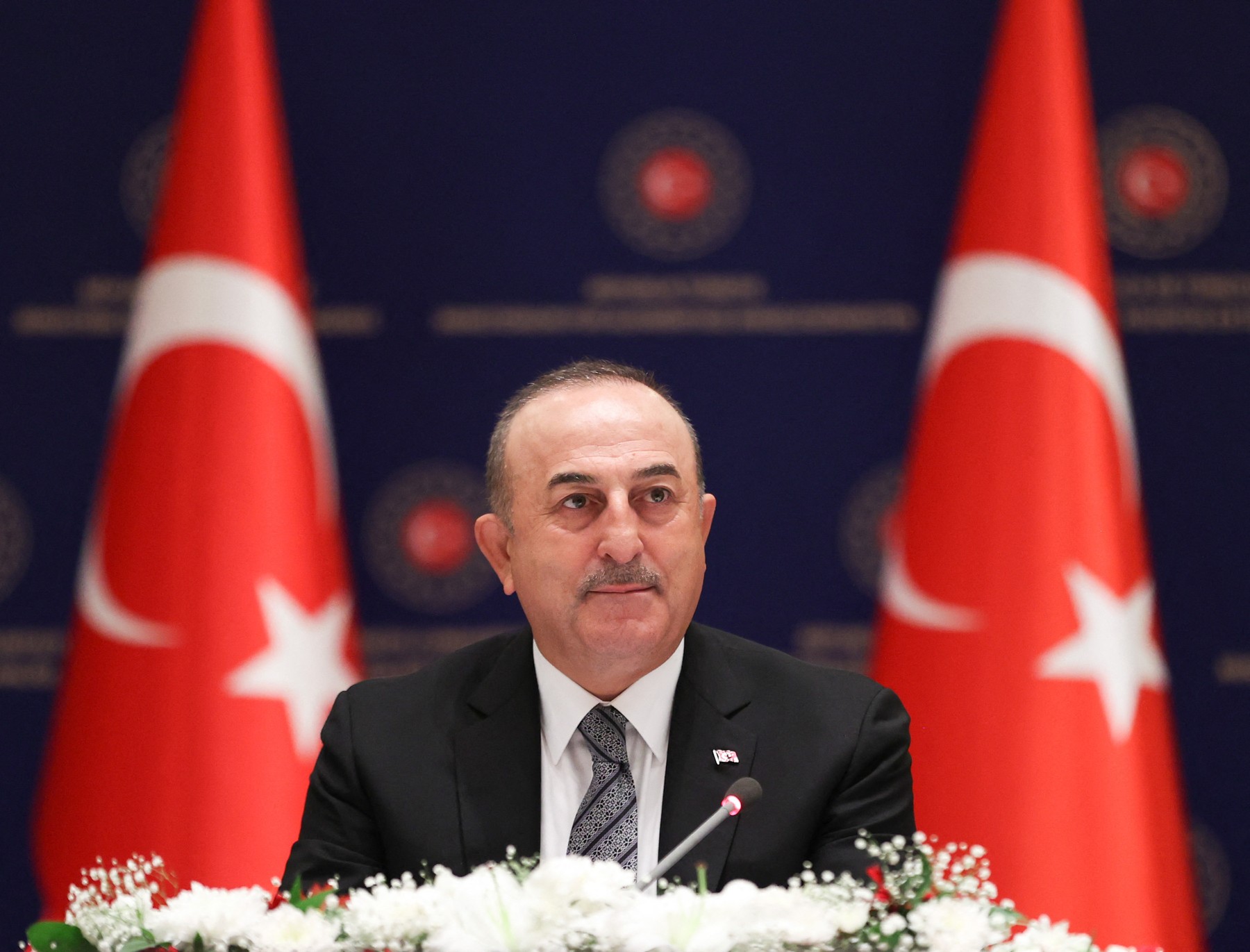 Turkish Foreign Minister Mevlut Cavusoglu