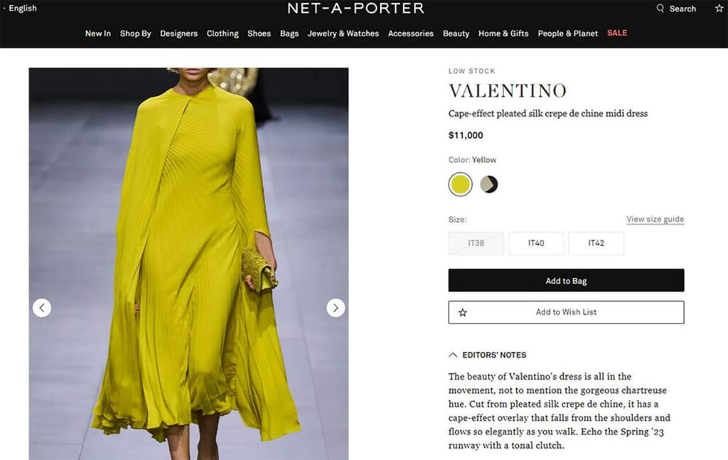 valentino haljina lidija djukanovic