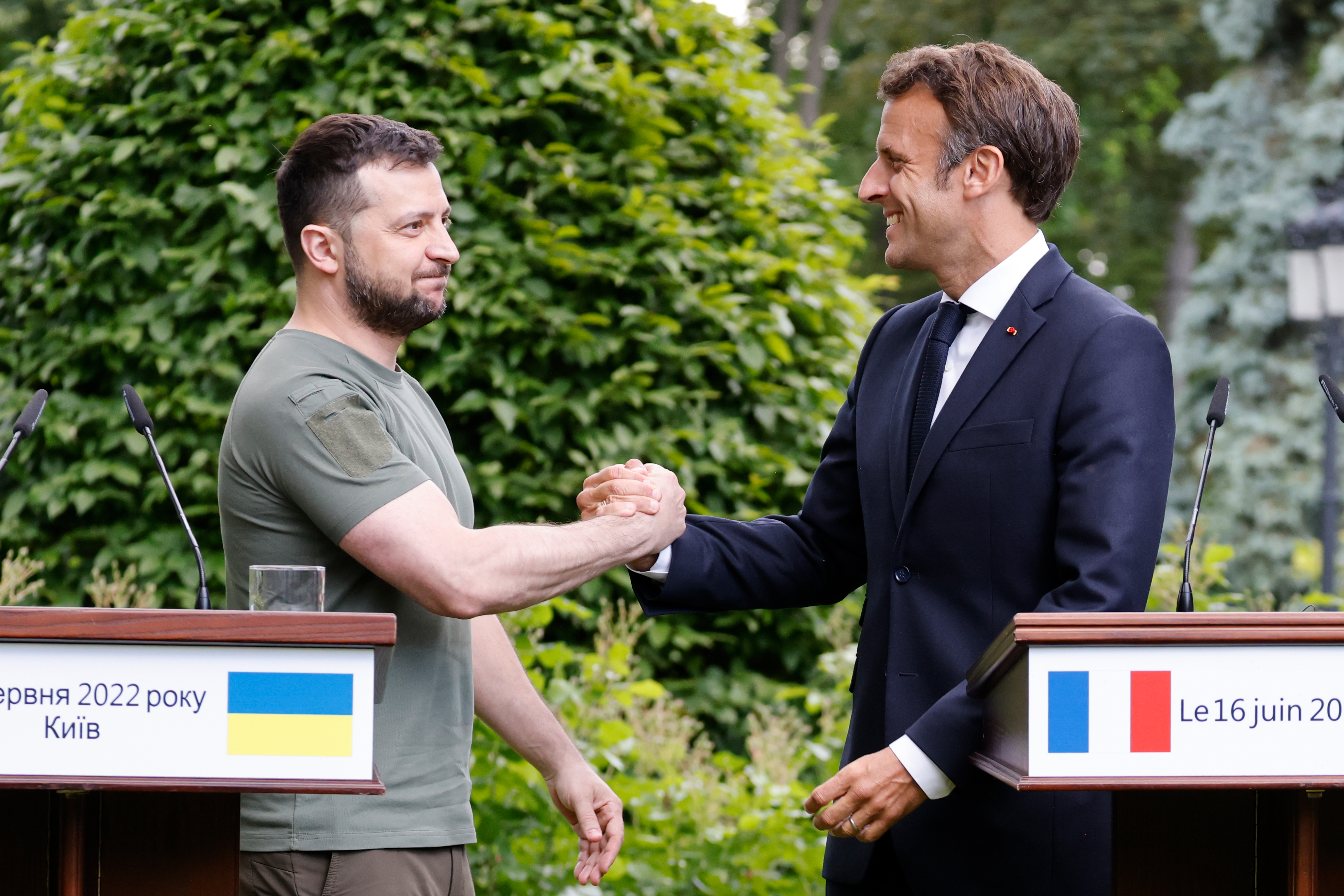 Italian Prime Minister, German Chancellor and French President visit Ukraine