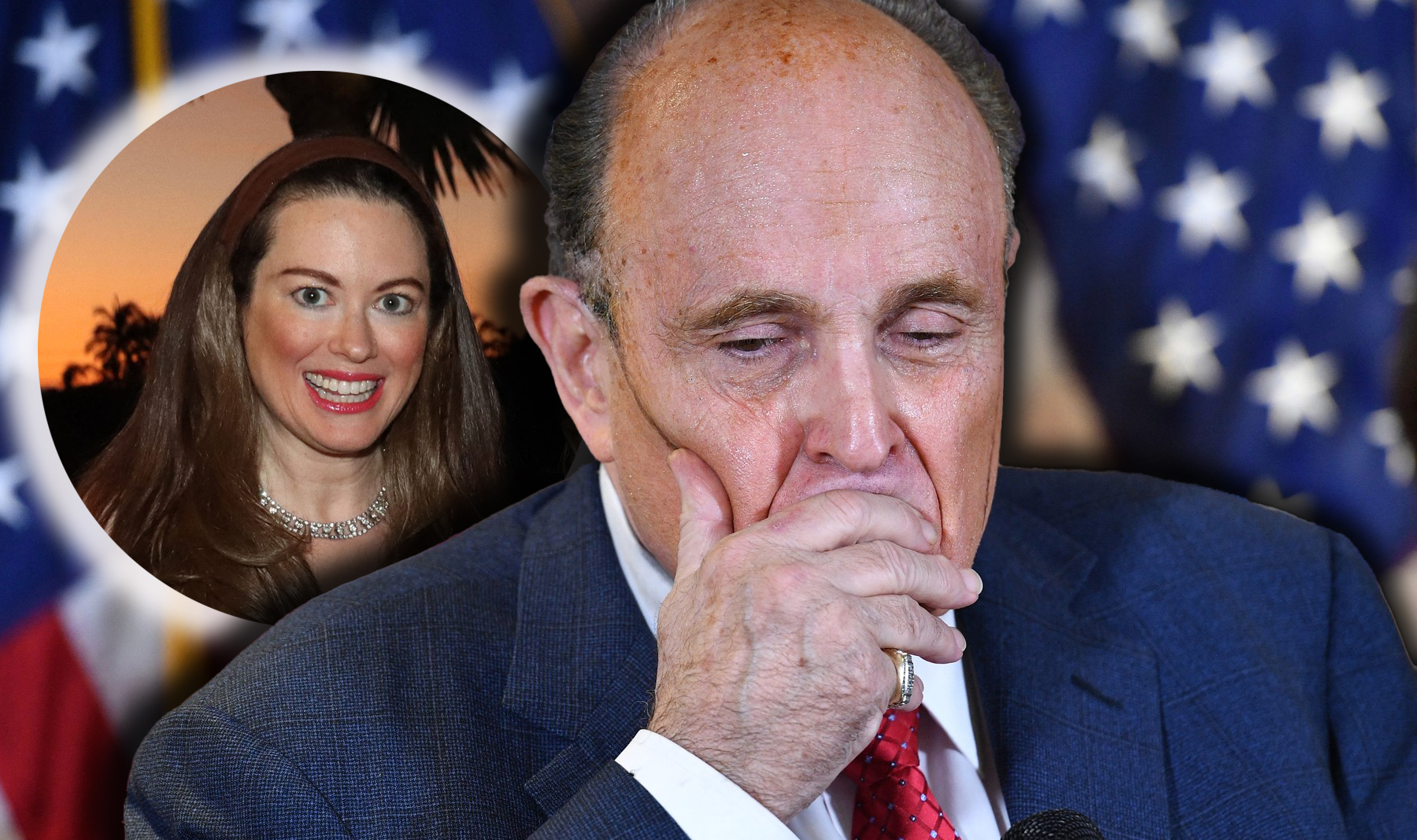 Noelle Dunphy, Rudy Giuliani  kombo, profimedia-0776112225