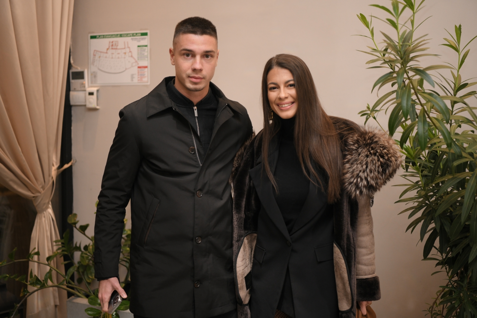 Beograd, 16.12.2021. Restoran Topčiderac, Proslava povodom rođenja ćerke Marka Gobeljića i Katarine Grujić, rođenje, Marko Gobeljić, Katarina Grujić, dete Foto: Dragan Mujan/Nova.rs