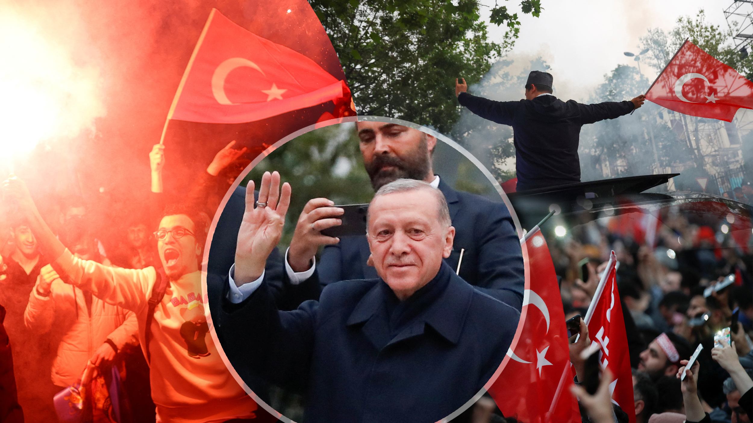 Turska izbori kombo erdogan za Andjelu Foto: REUTERS/Hannah McKay, REUTERS/Murad Sezer/Hannah McKay