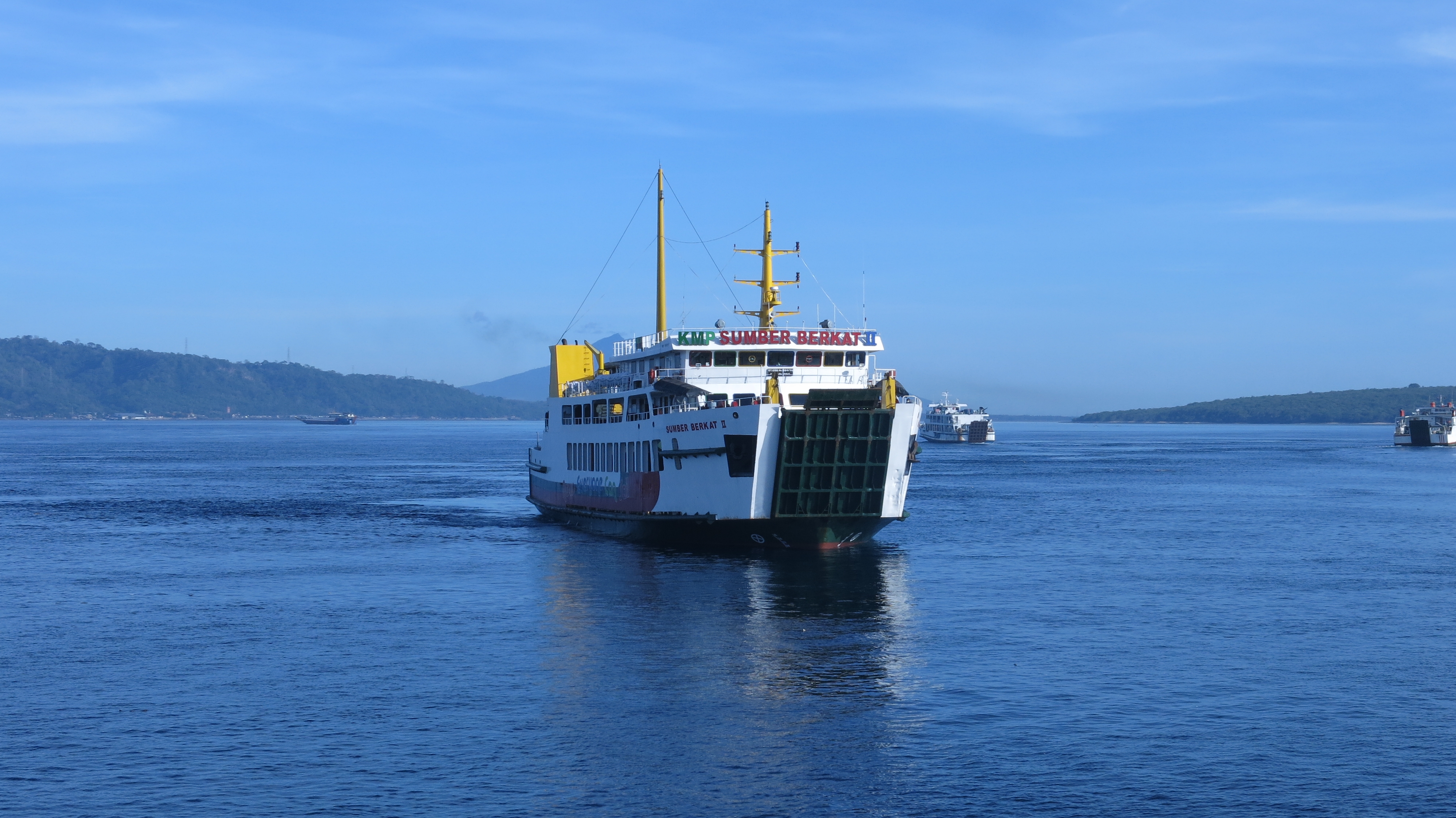 Banyuwangi,,Indonesia,-,Nov,6,2021,:,Ferry,Boat,Sailing