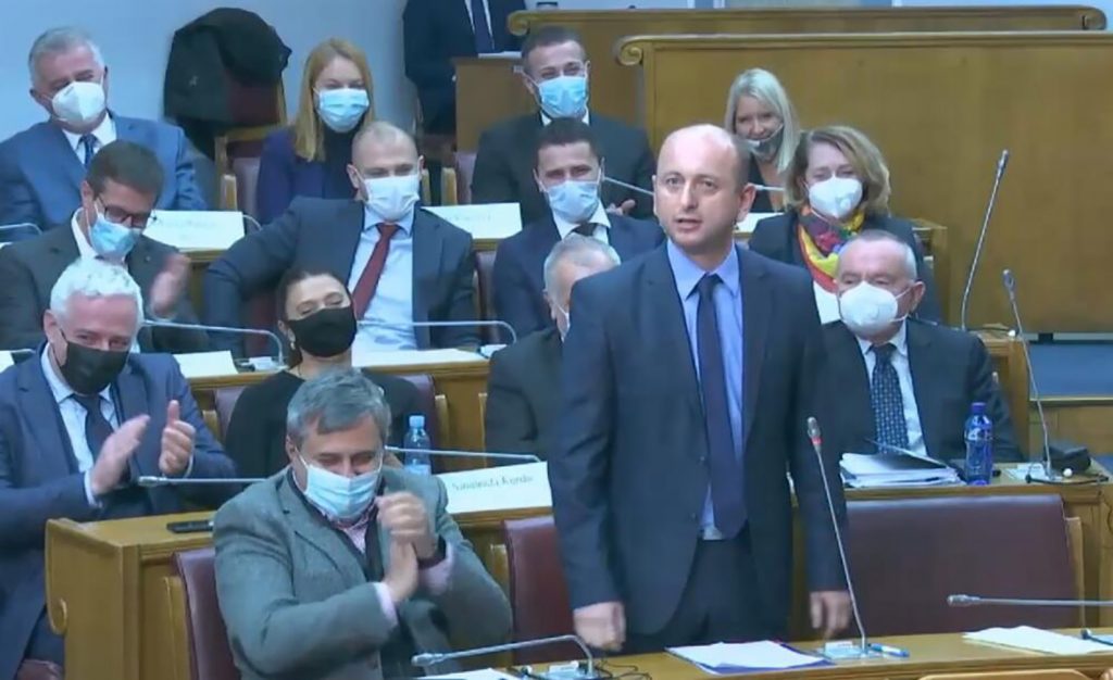 skupstina crne gore, crna gora, milan knezevic